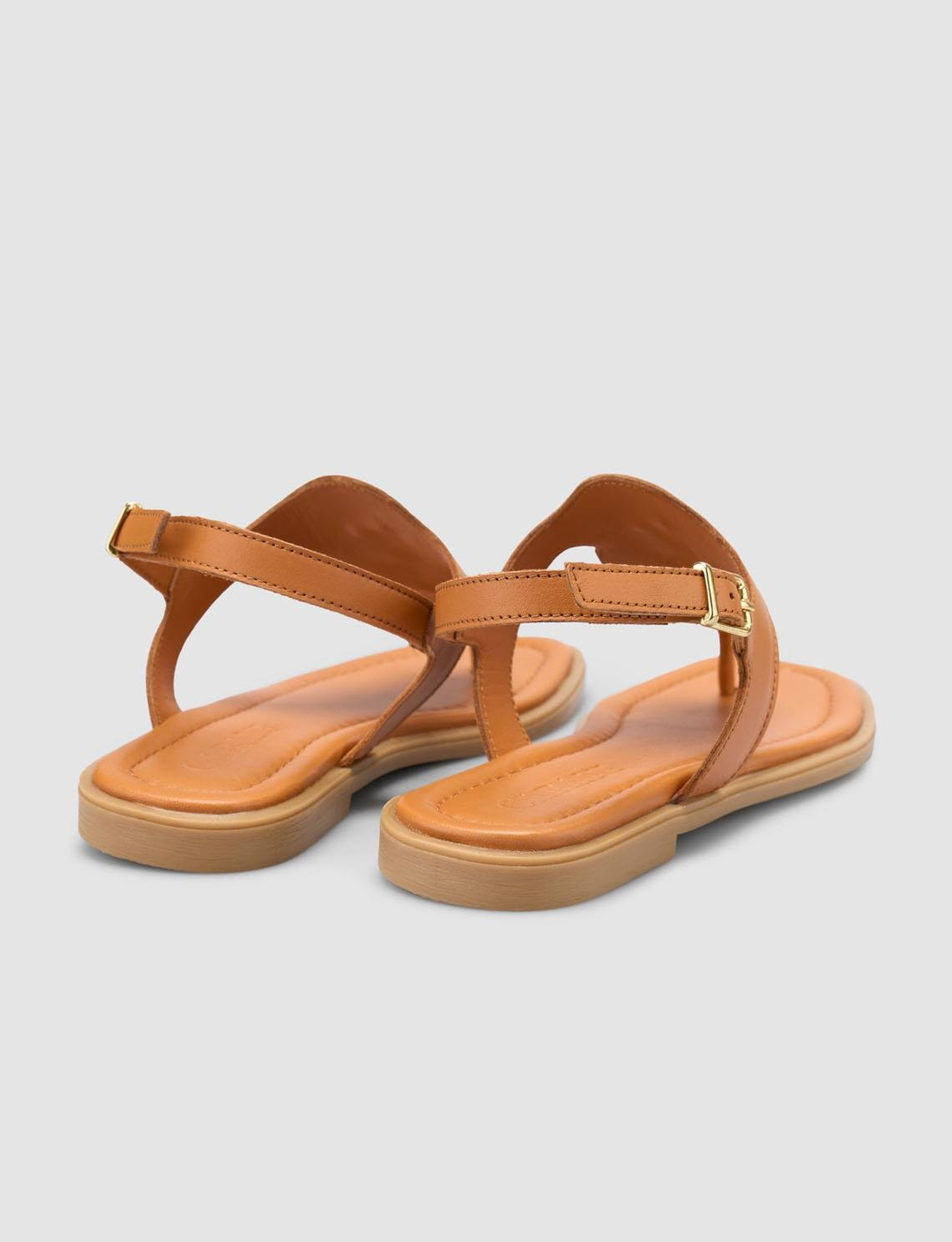 %100 Hakiki Deri Taba Kadın Sandalet