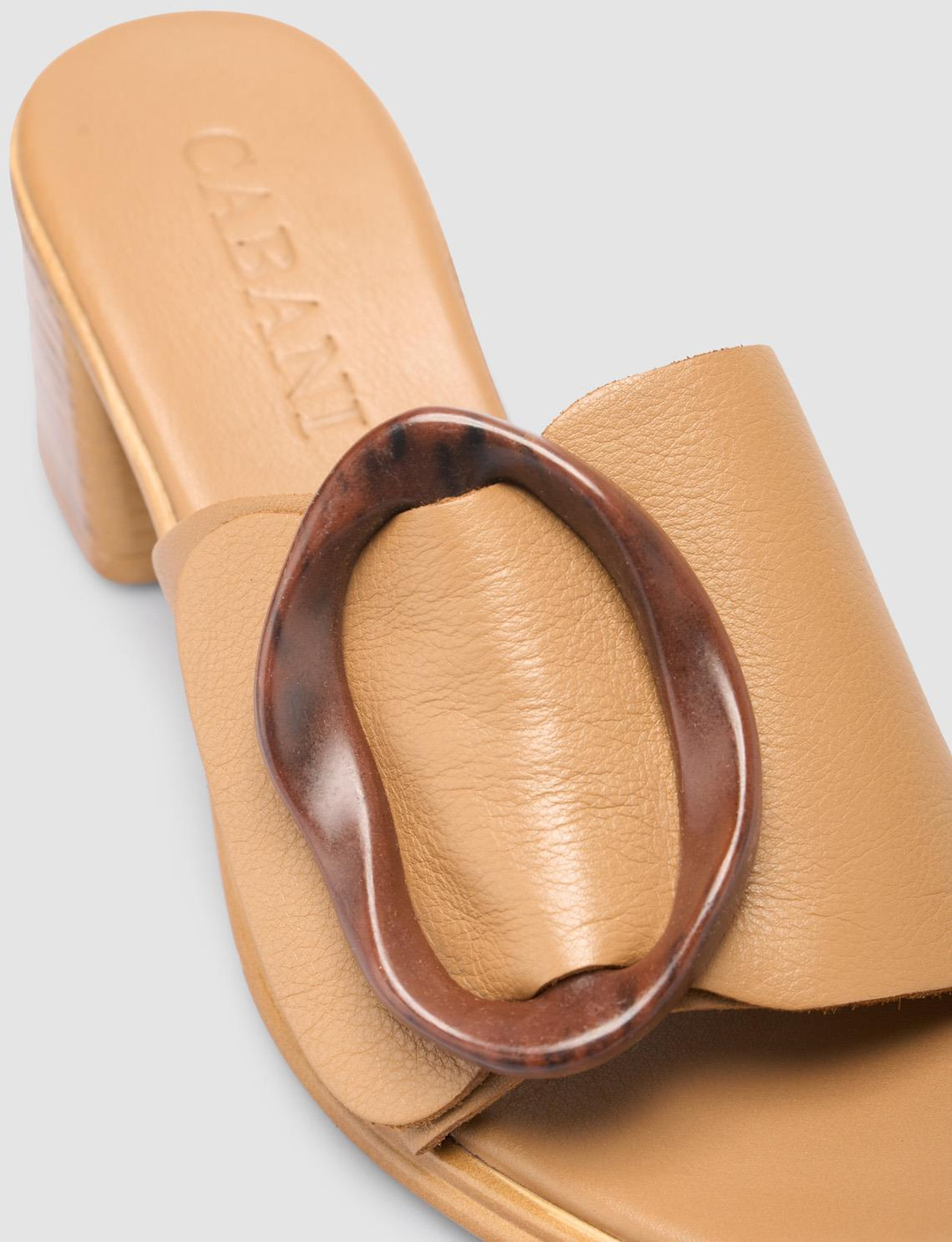 %100 Hakiki Deri Taba Kadın Terlik