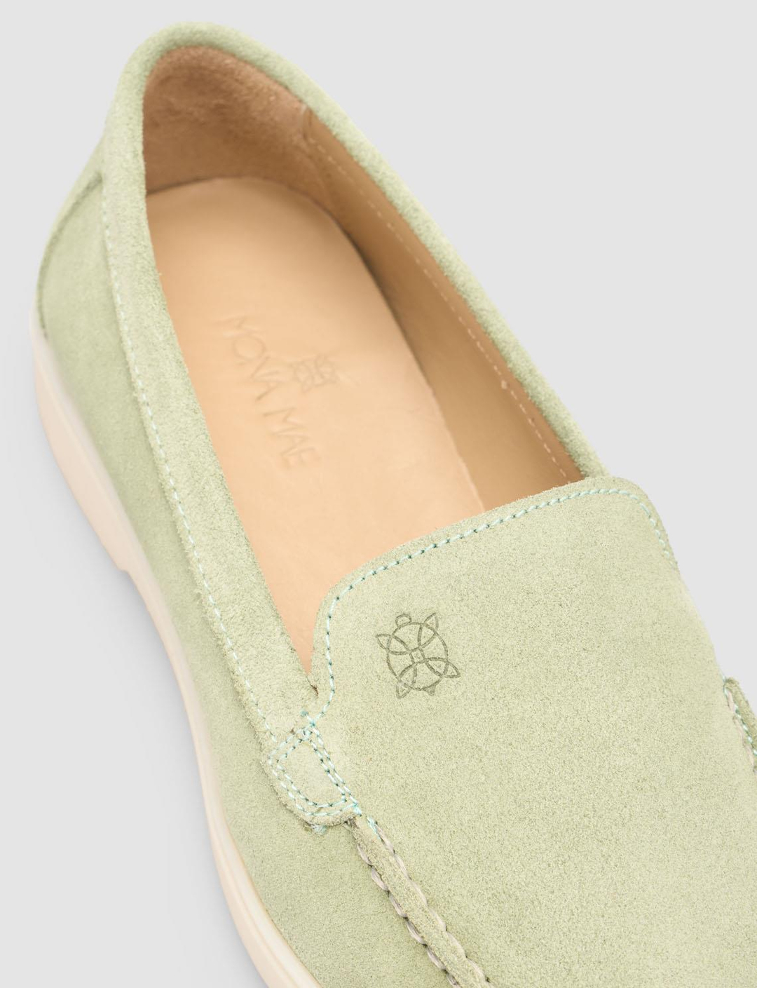 %100 Hakiki Deri Yeşil Kadın Ayakkabı