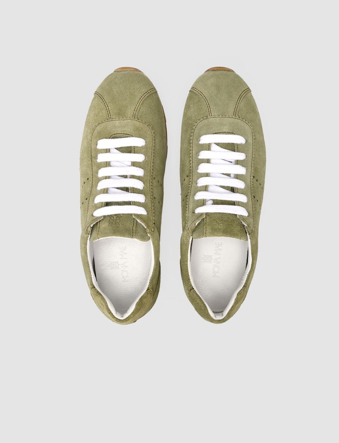 %100 Hakiki Deri Yeşil Kadın Ayakkabı