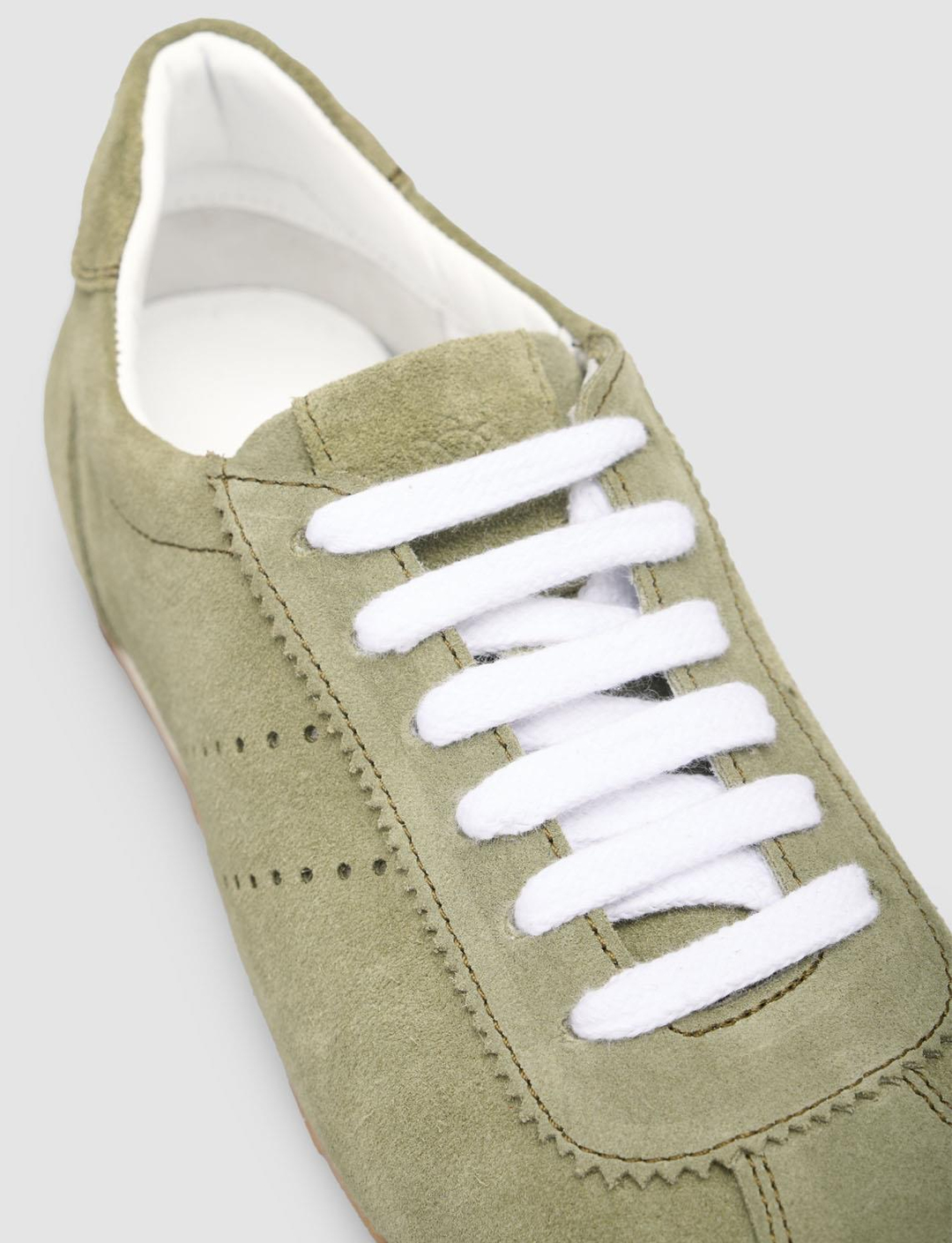 %100 Hakiki Deri Yeşil Kadın Ayakkabı