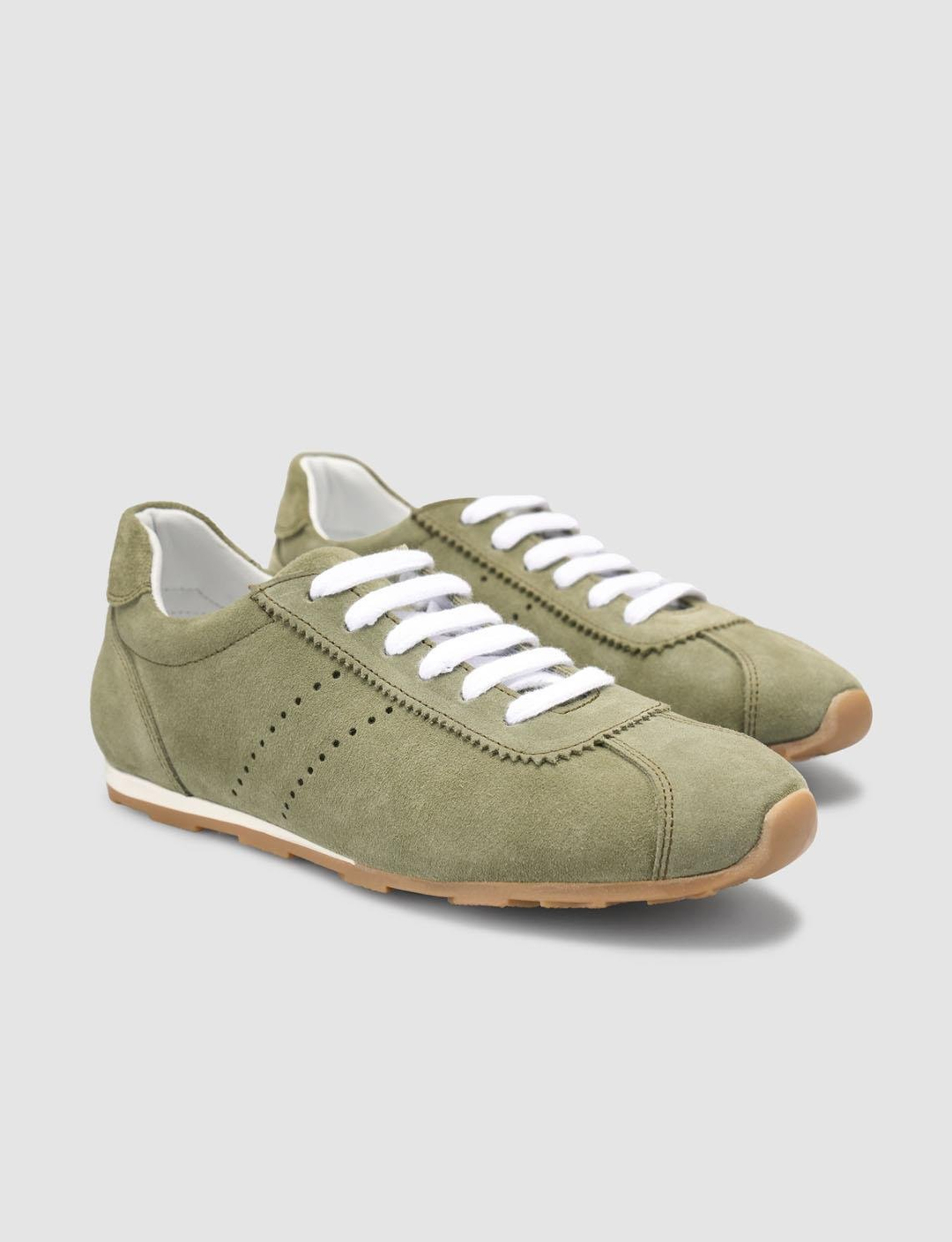 %100 Hakiki Deri Yeşil Kadın Ayakkabı