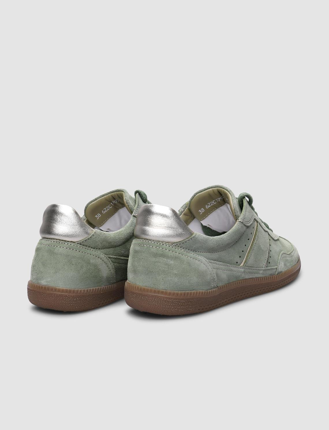 %100 Hakiki Deri Yeşil Kadın Ayakkabı