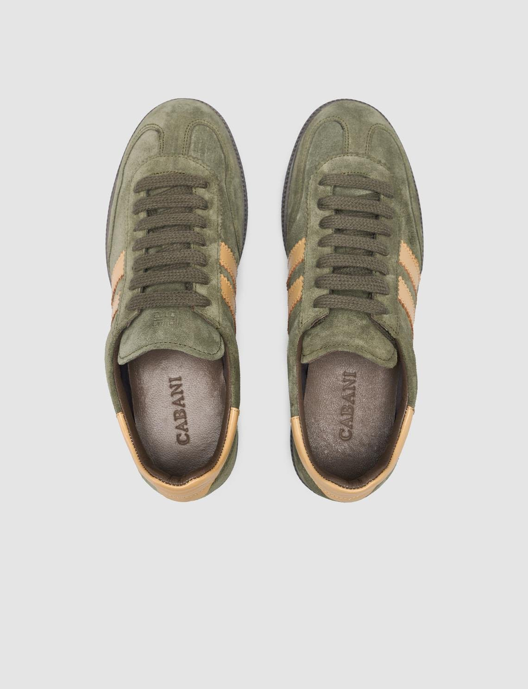 Women 100% Genuine Leather Green Shoes