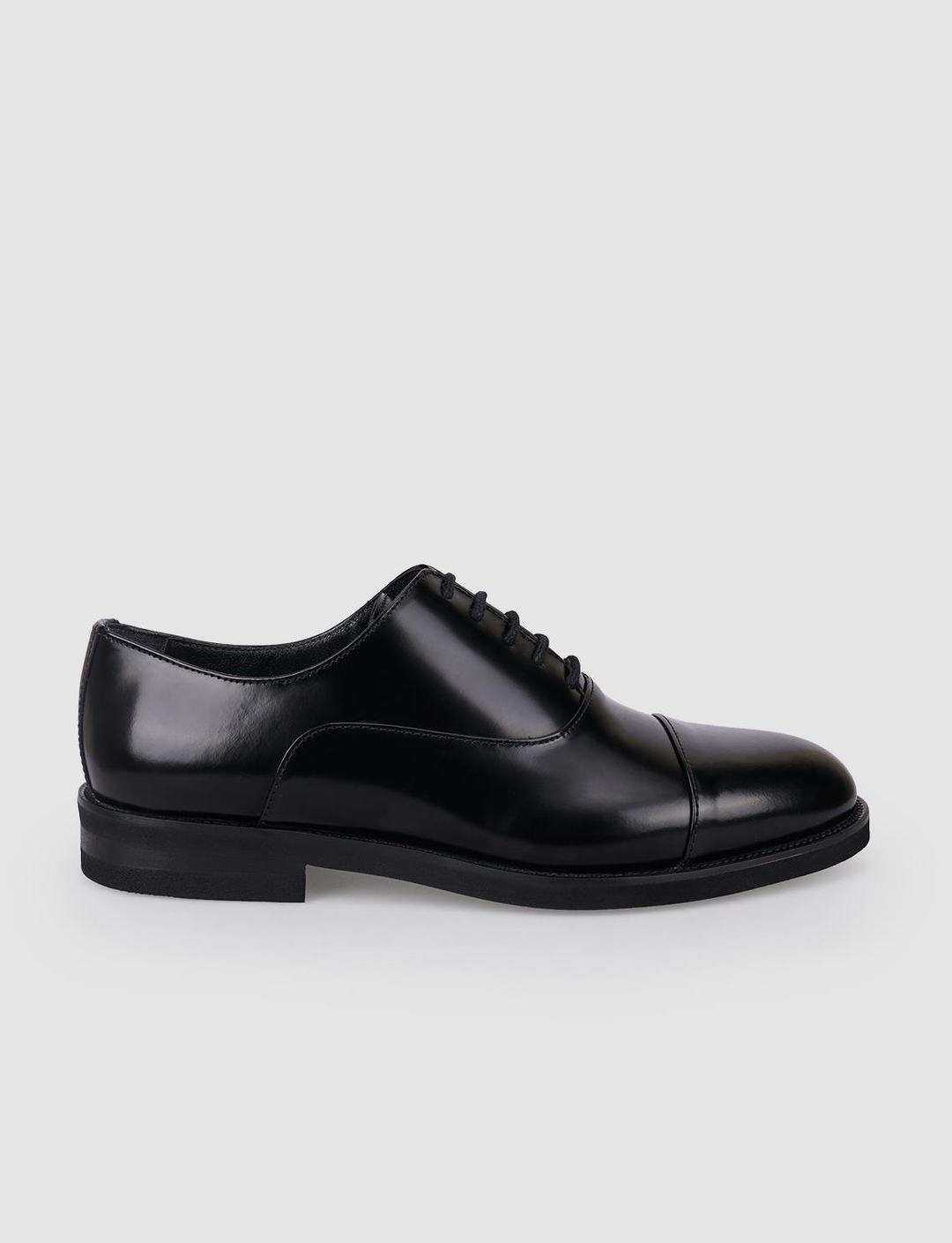 Açma Hakiki Deri Siyah Erkek Ayakkabı