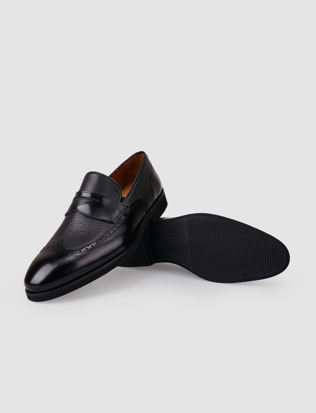 Açma Hakiki Deri Siyah Erkek Ayakkabı