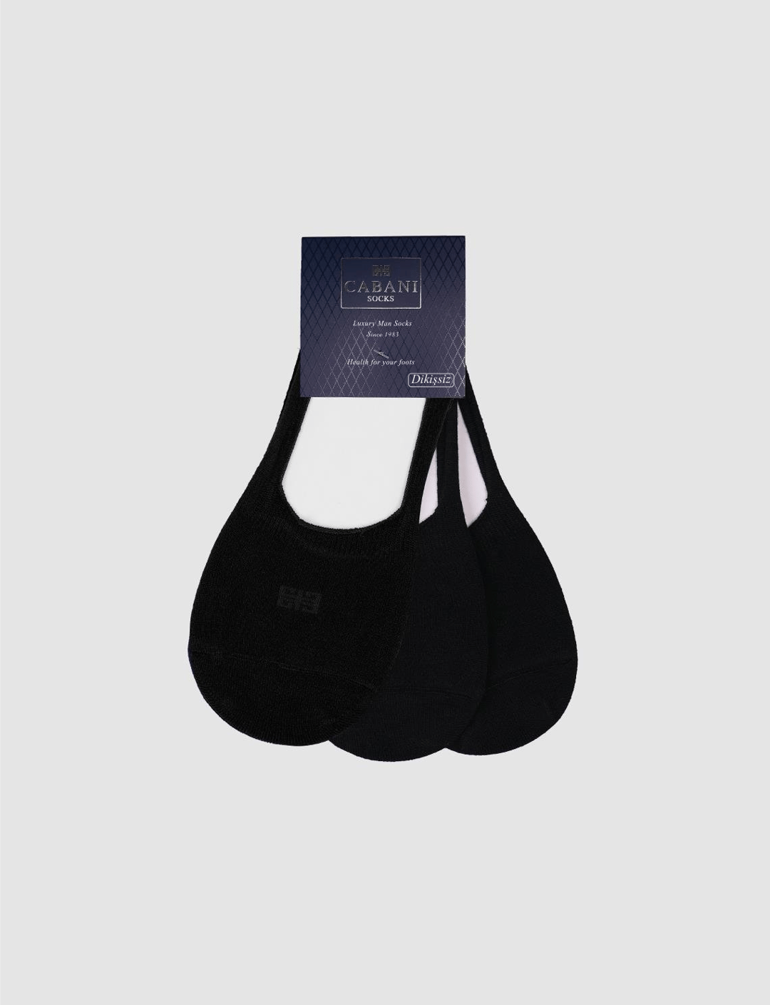 Bambu 3'lü Siyah Erkek Babet Çorap