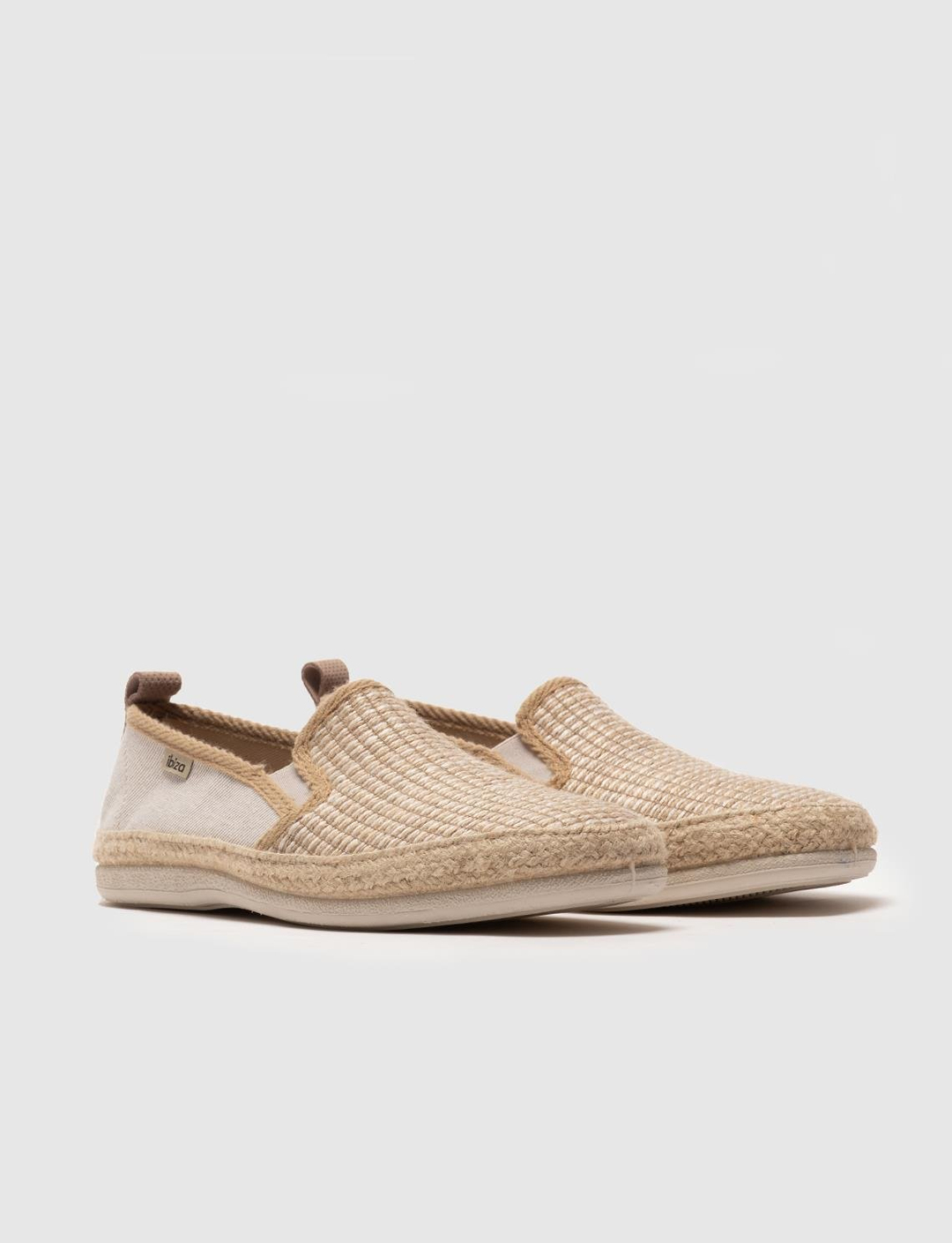 Men Beige Canvas Espadrilles