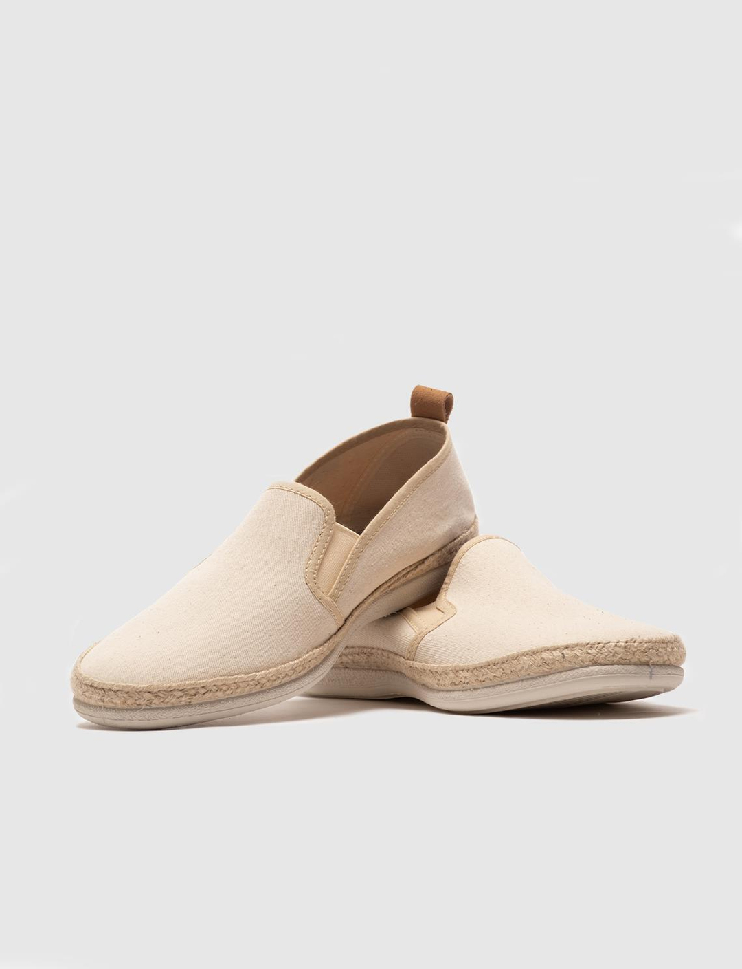 Men Beige Canvas Espadrilles