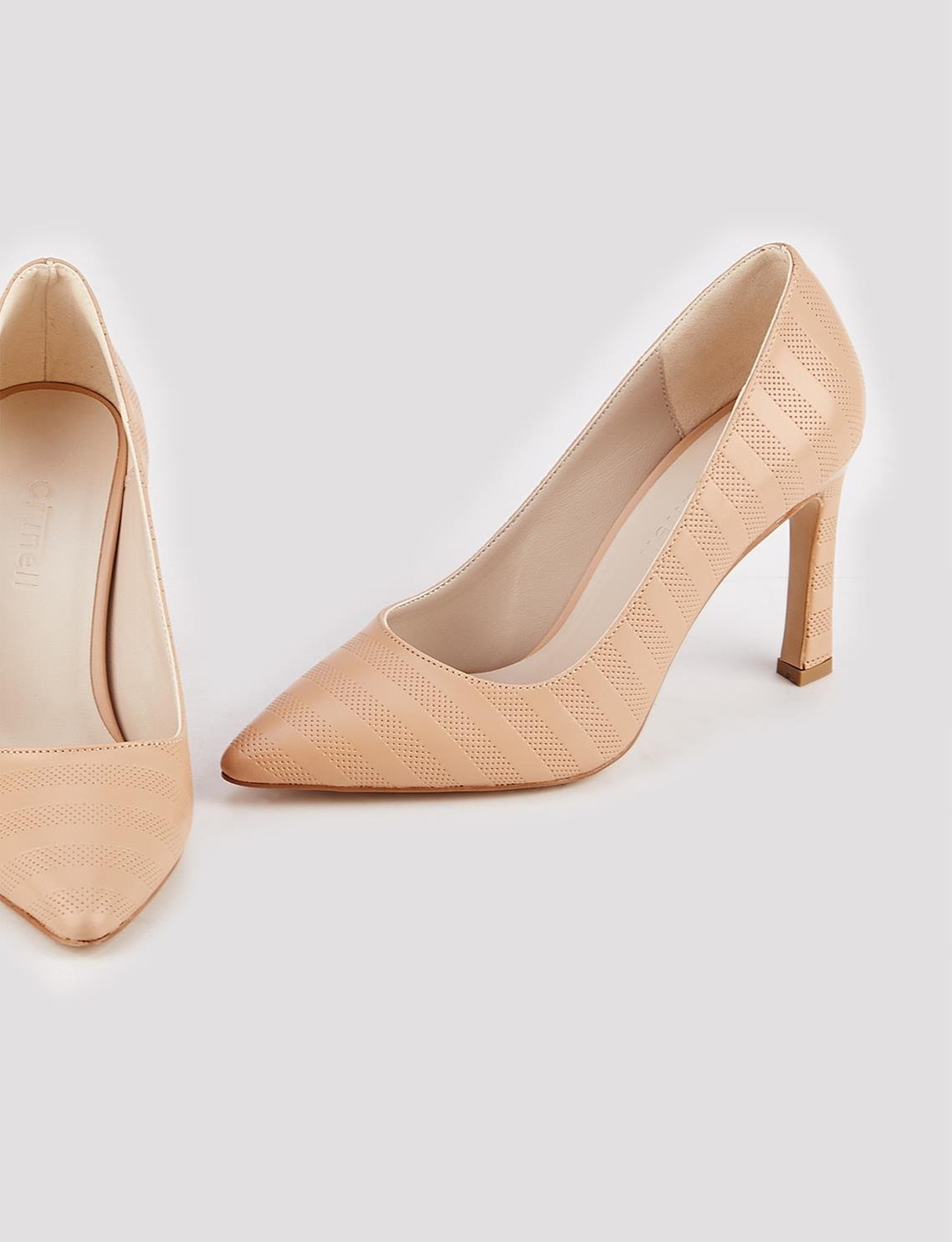 Bej Kadın Topuklu Ayakkabı