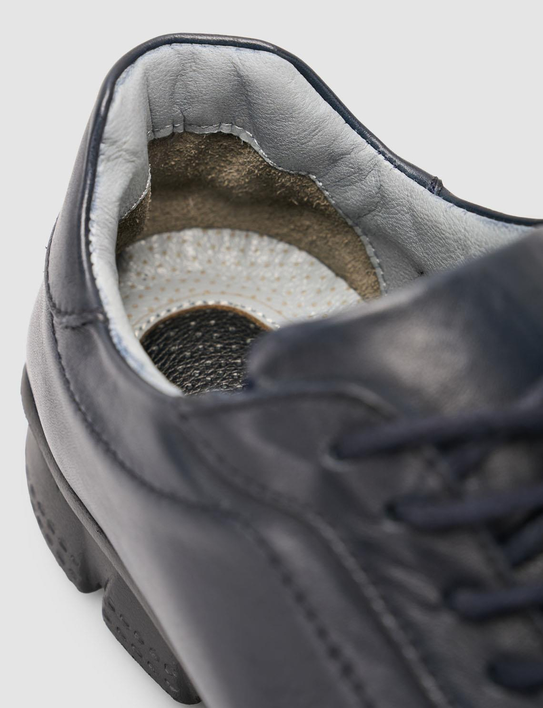 Cabani Men's 100% Genuine Leather Navy Blue Shoes