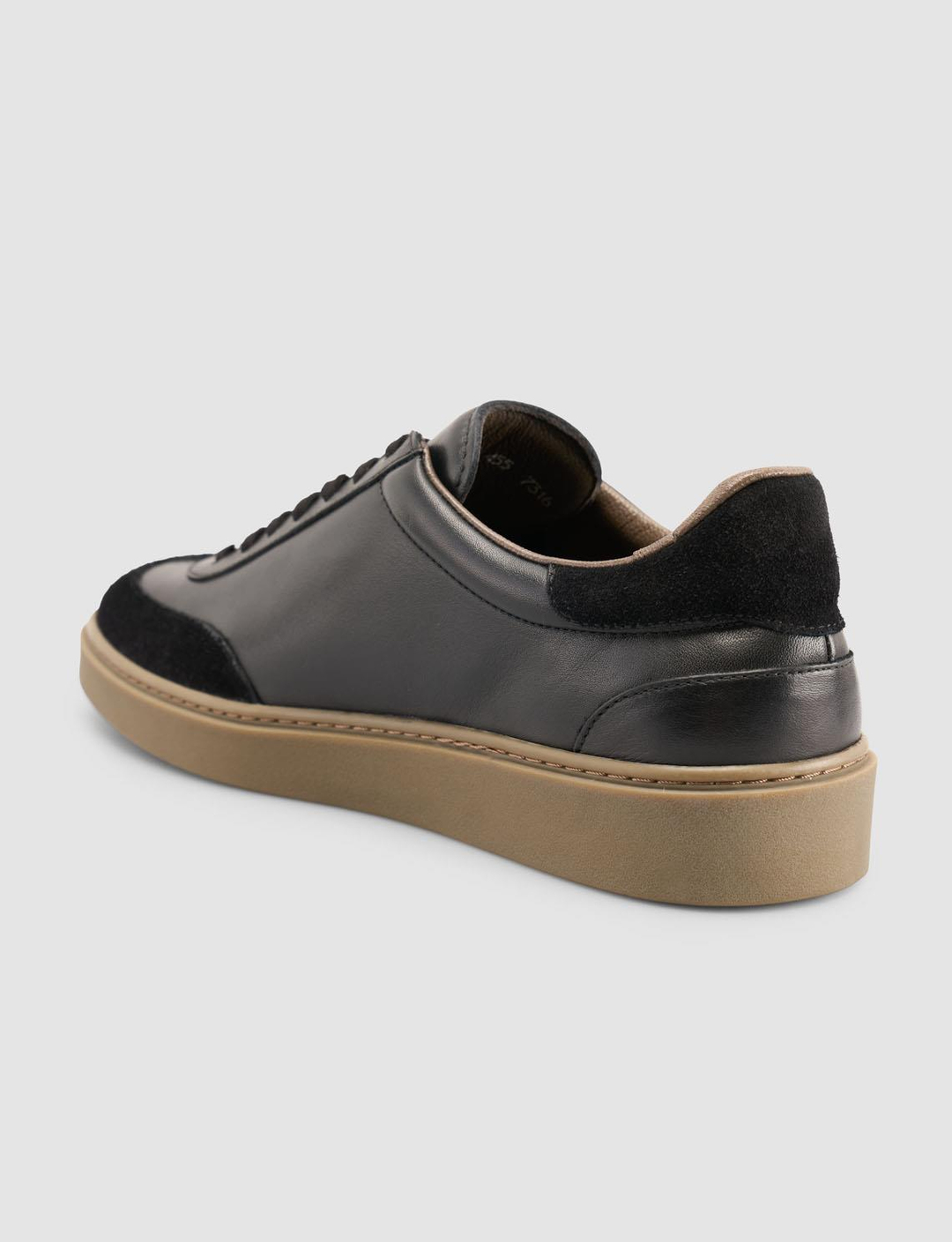 Cabani %100 Hakiki Deri Siyah Süet Erkek Spor Ayakkabı