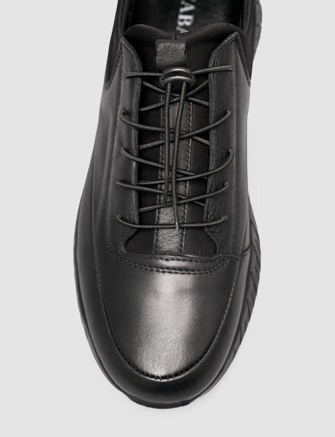 Cabani Hakiki Deri Siyah Erkek Comfort Terlik