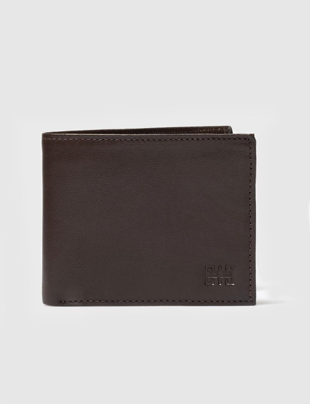 Men Brown Genuine Leather Wallet