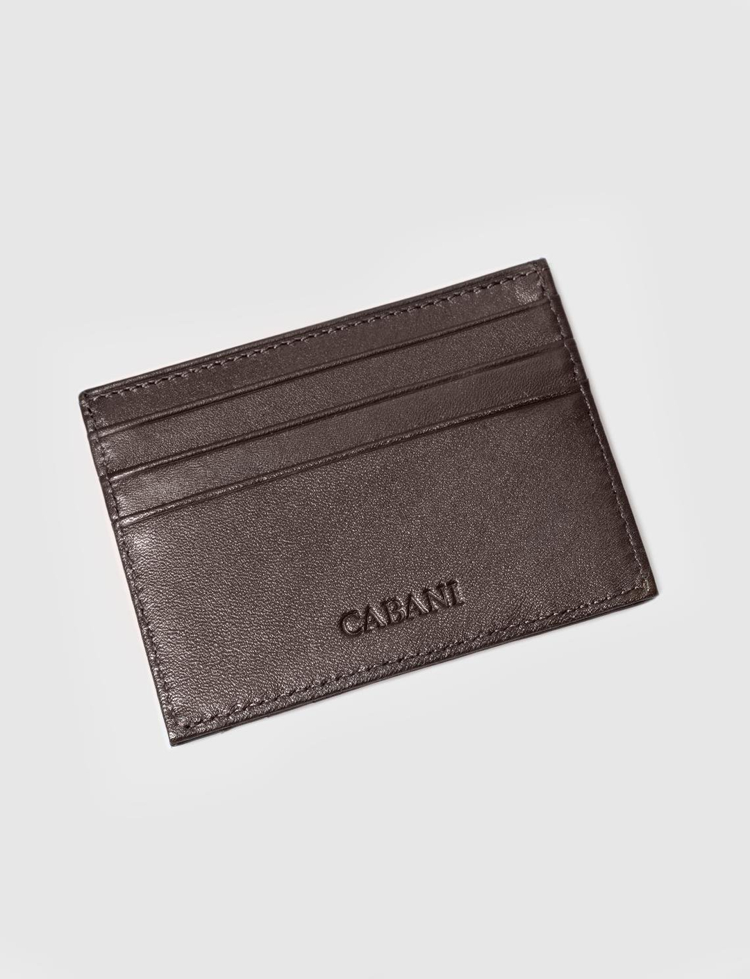 Erkek Hakiki Deri Kahverengi Kartlık