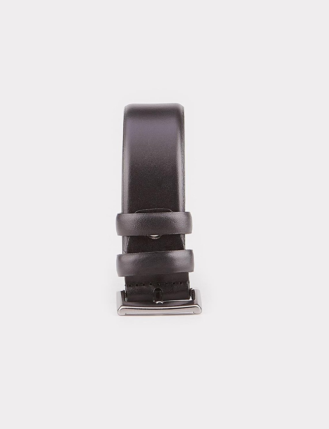 Erkek Hakiki Deri Siyah Klasik Kemer