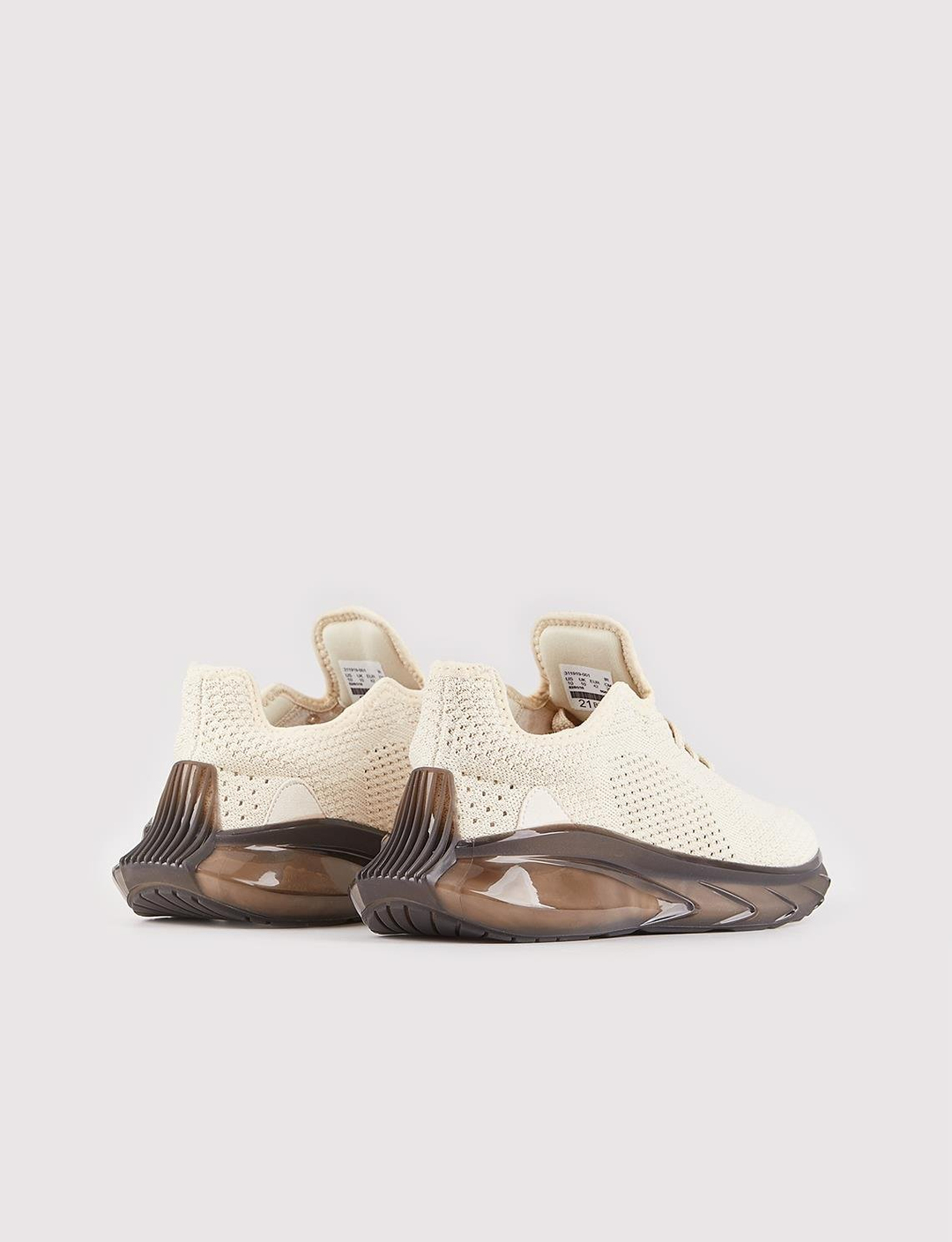 Men Beige Low Top Chunky Sneakers