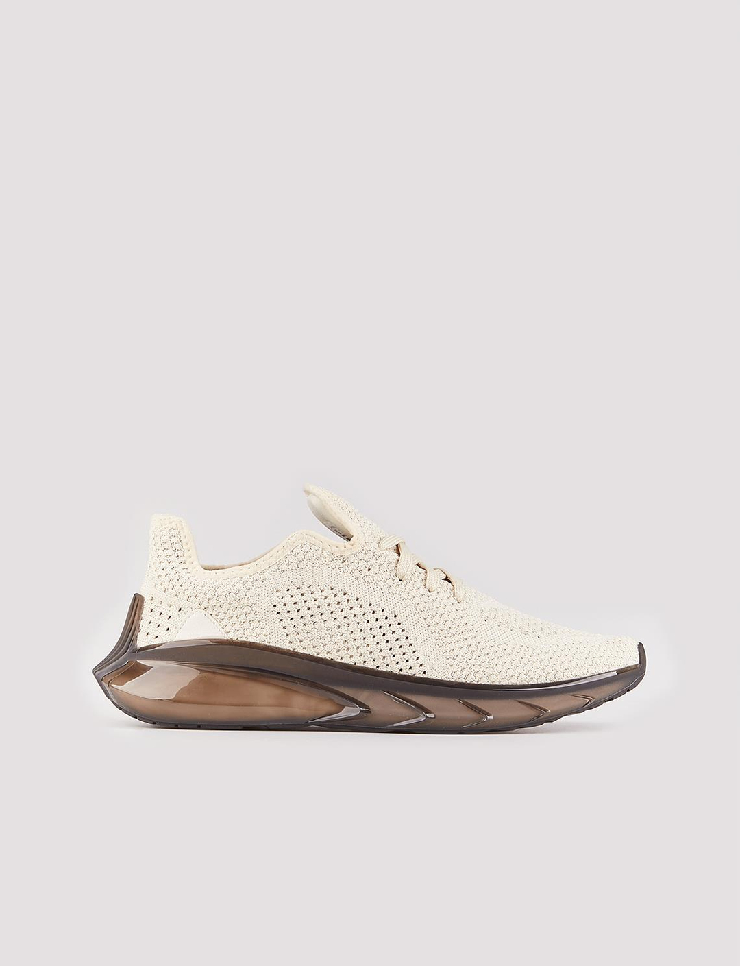 Men Beige Low Top Chunky Sneakers