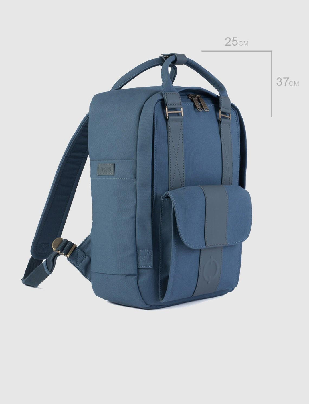 Fermuarlı Mavi Sırt Çantası