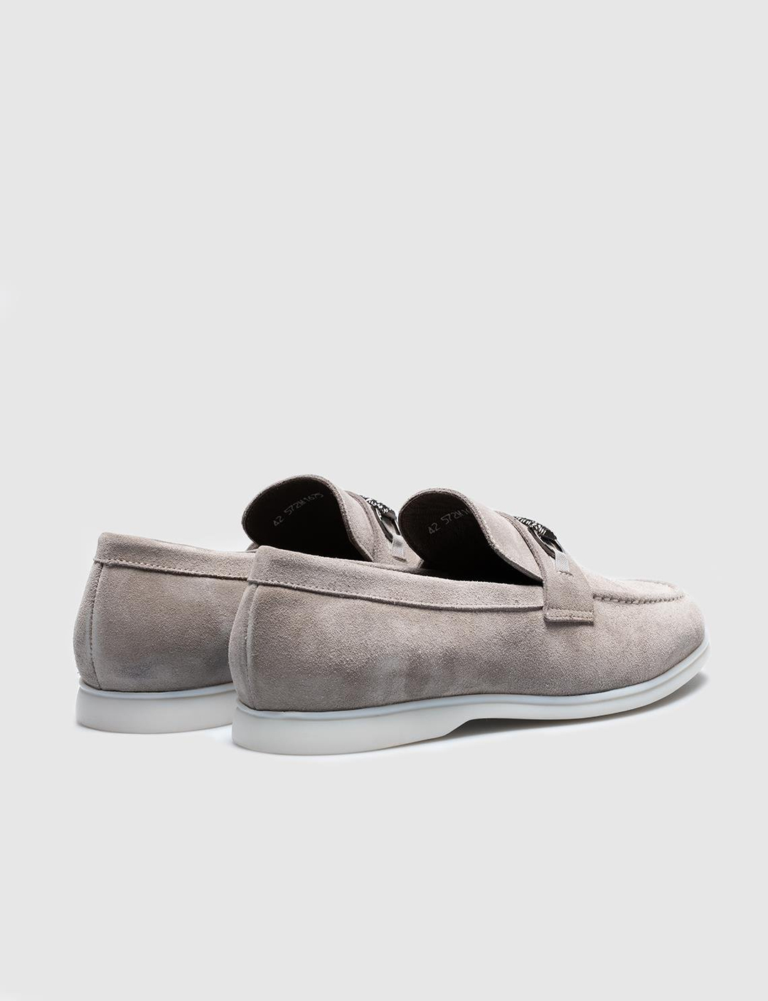 Hakiki Deri Bej Süet Erkek Günlük Ayakkabı