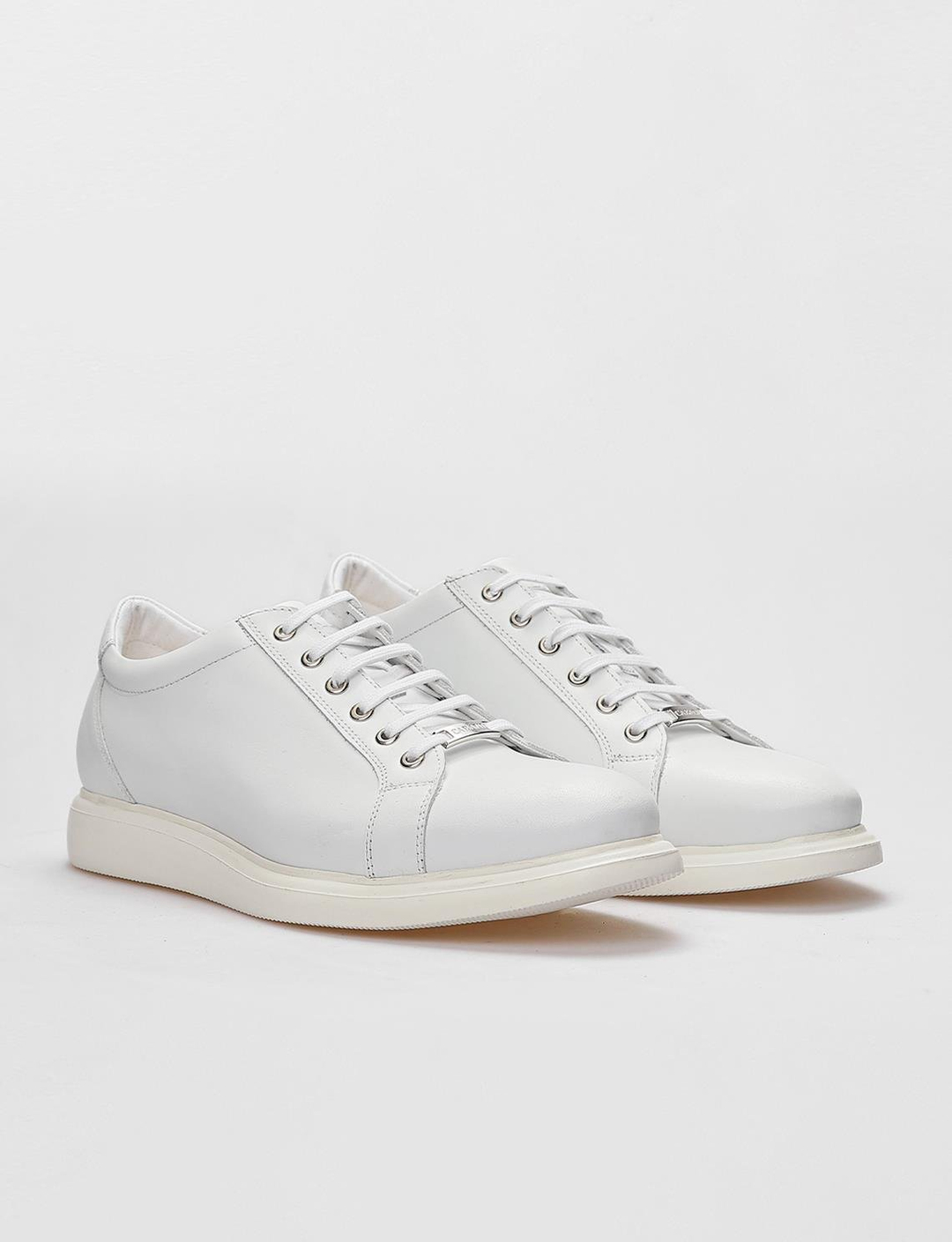 Hakiki Deri Beyaz Erkek Ayakkabı