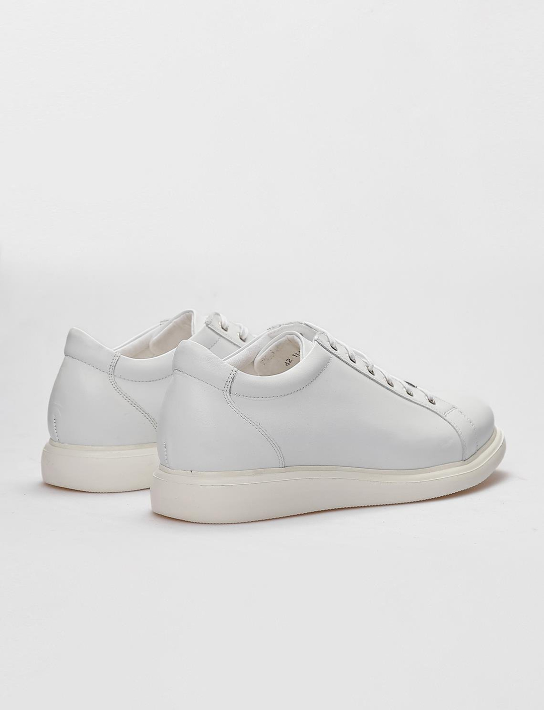 Hakiki Deri Beyaz Erkek Ayakkabı