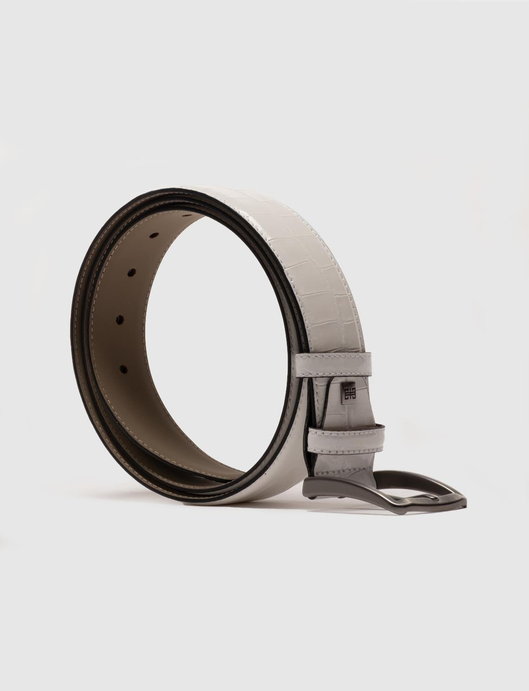Hakiki Deri Beyaz Erkek Kemer