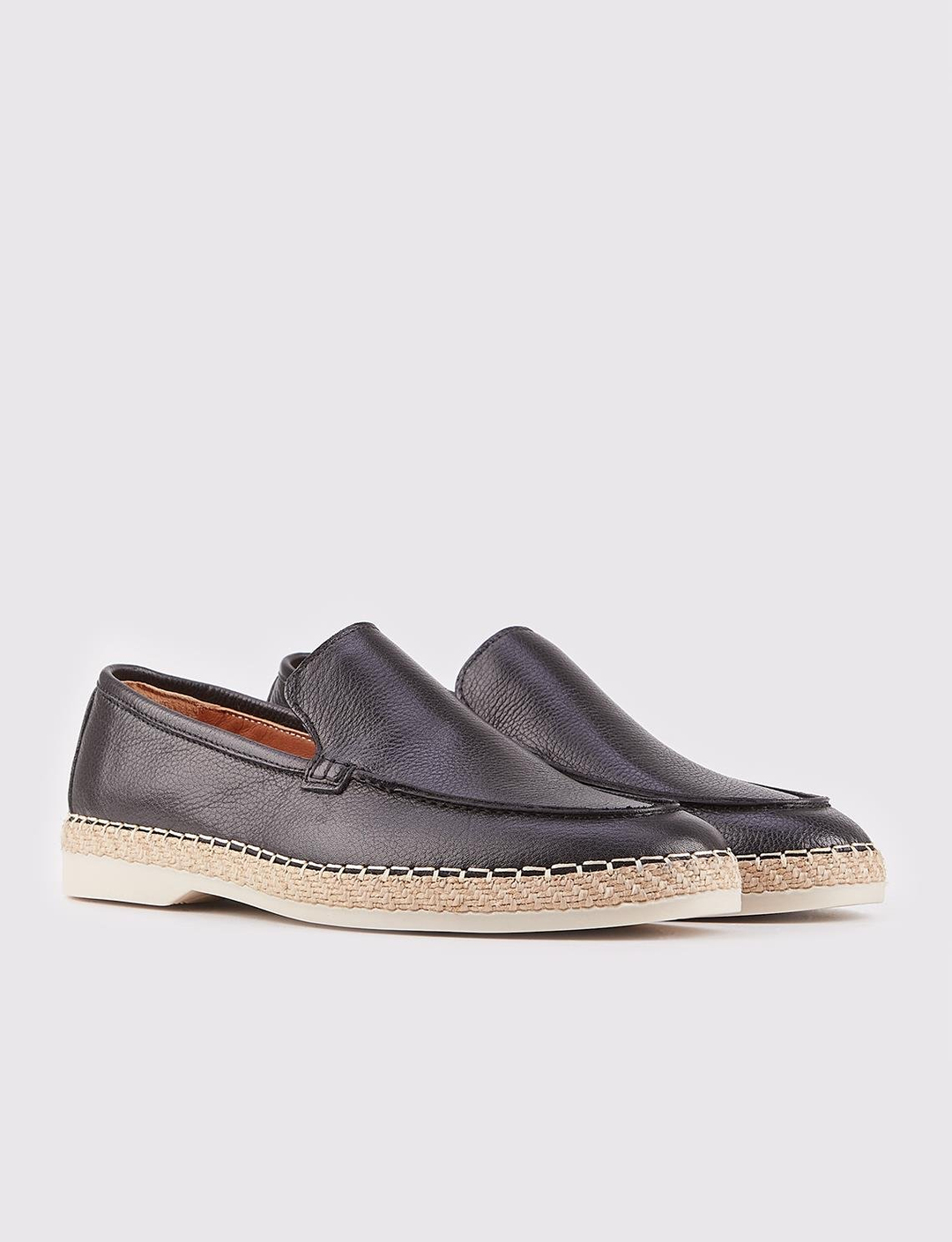 Hakiki Deri Erkek Günlük Siyah Ayakkabı