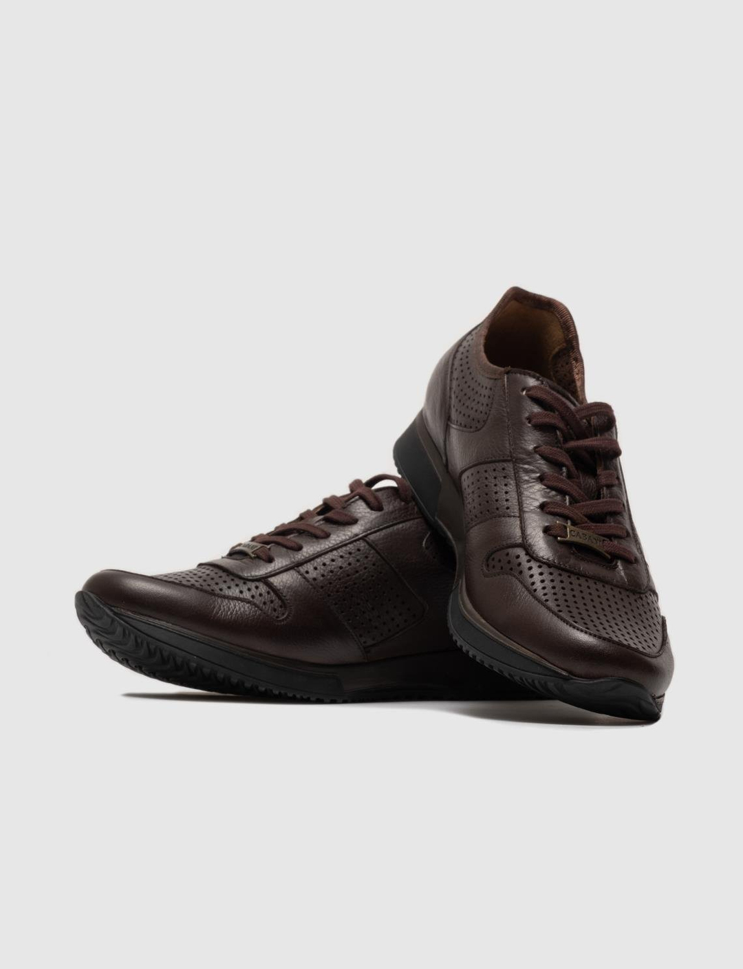 Men Brown Genuine Leather Lace Up Daily Shoes