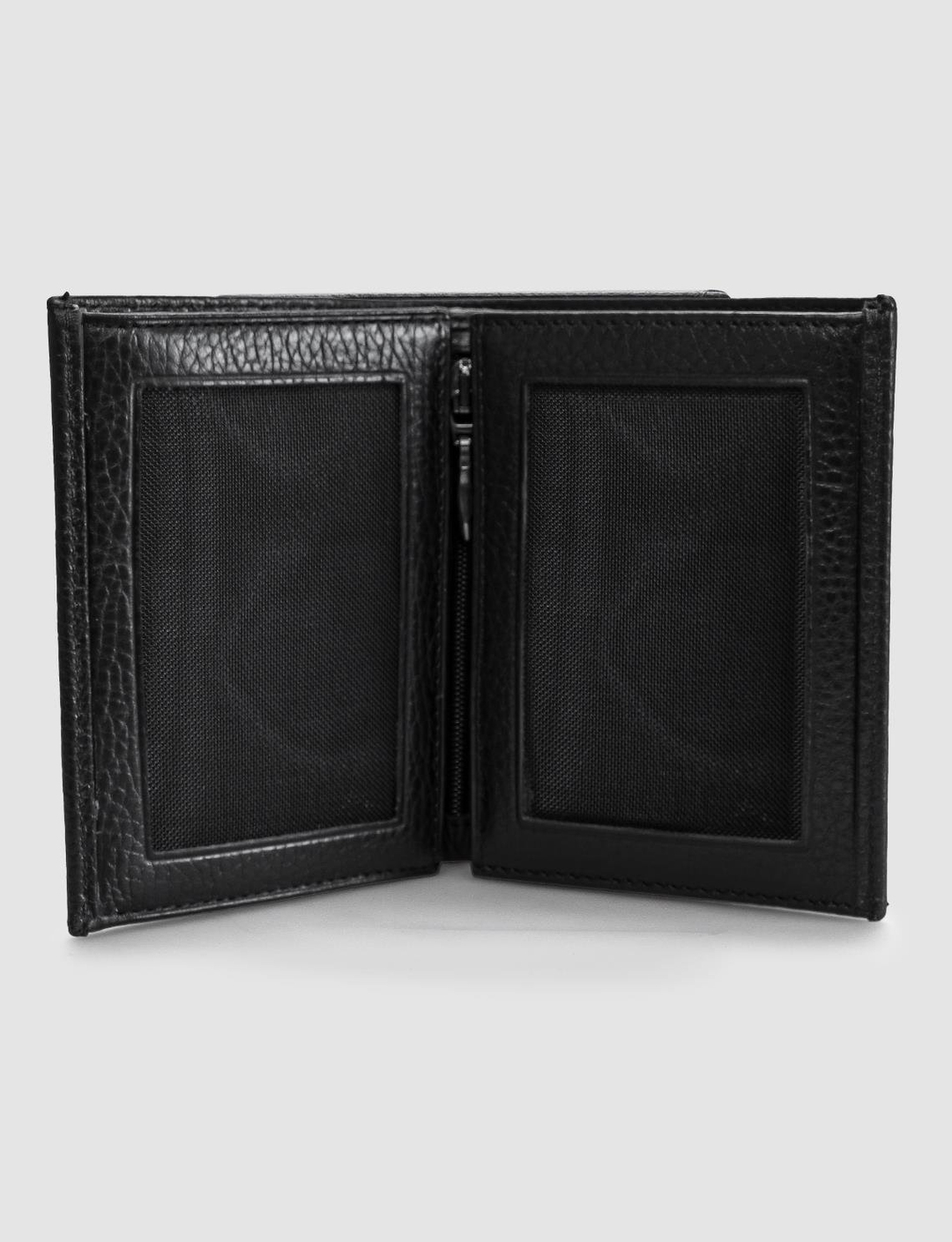 Hakiki Deri Fermuarlı Siyah Erkek Cüzdan