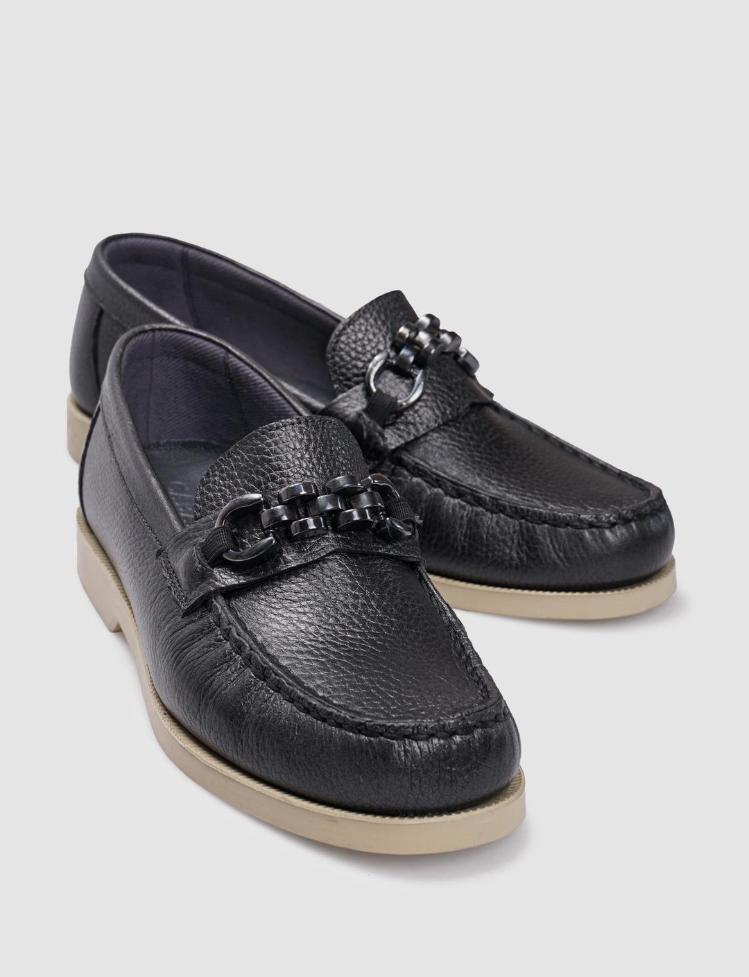 Hakiki Deri Füme Kadın Ayakkabı