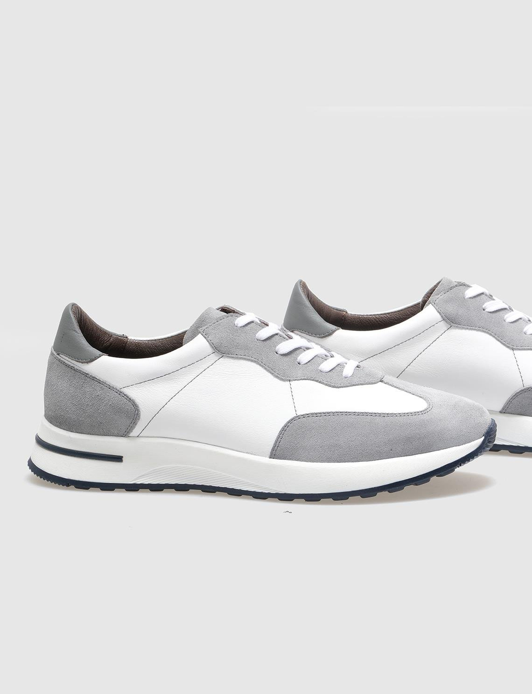 Hakiki Deri Gri Erkek Ayakkabı