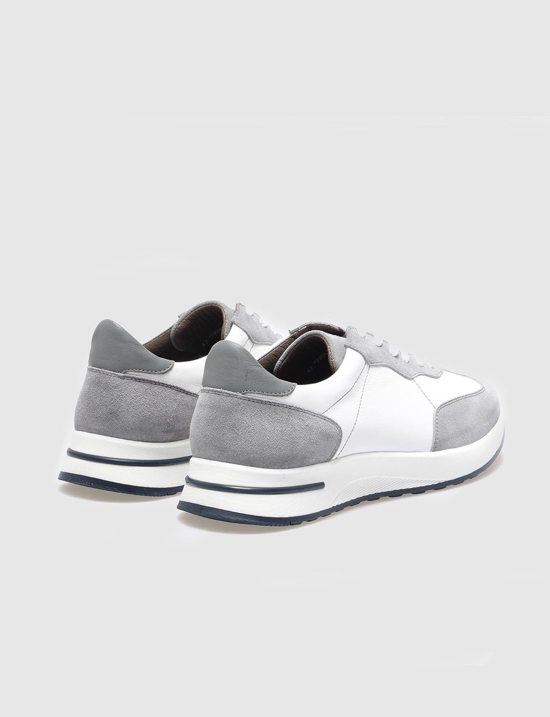 Hakiki Deri Gri Erkek Ayakkabı