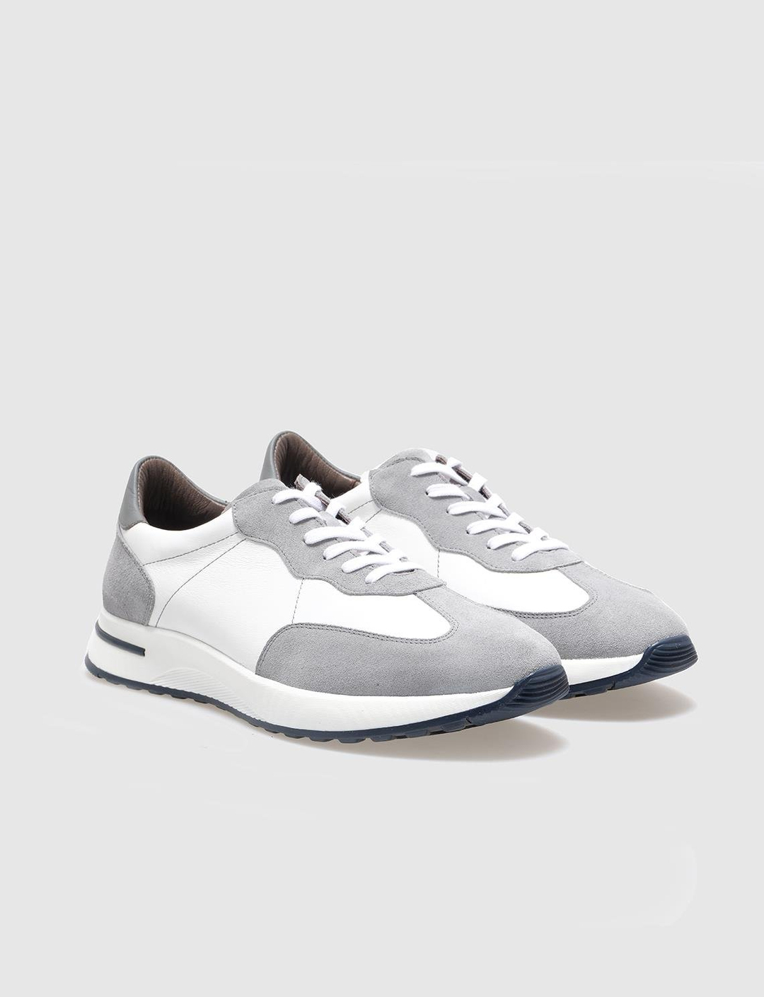 Hakiki Deri Gri Erkek Ayakkabı