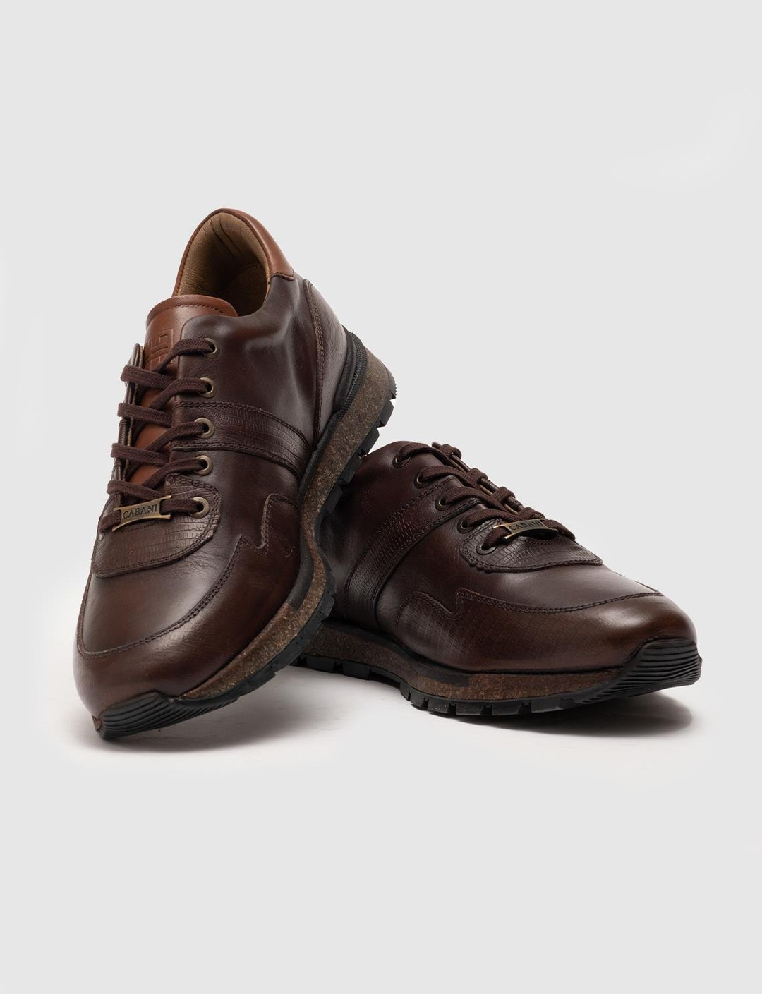 Hakiki Deri Kahverengi Bağcıklı Erkek Günlük Ayakkabı