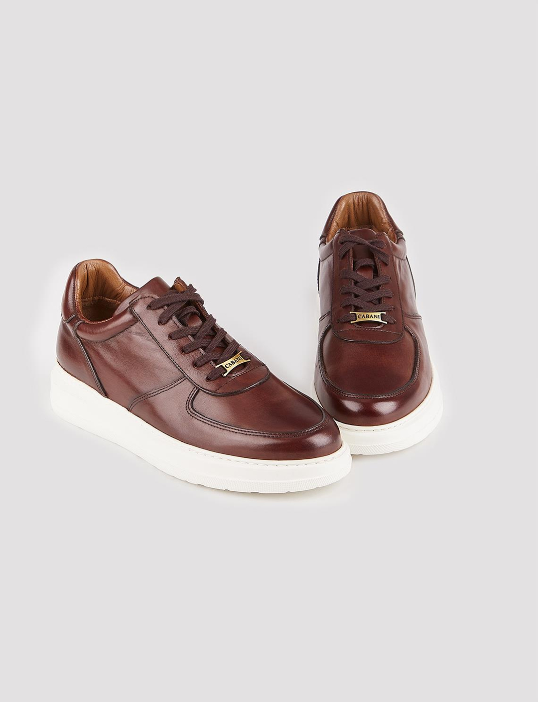 Hakiki Deri Kahverengi Bağcıklı Erkek Spor Ayakkabı