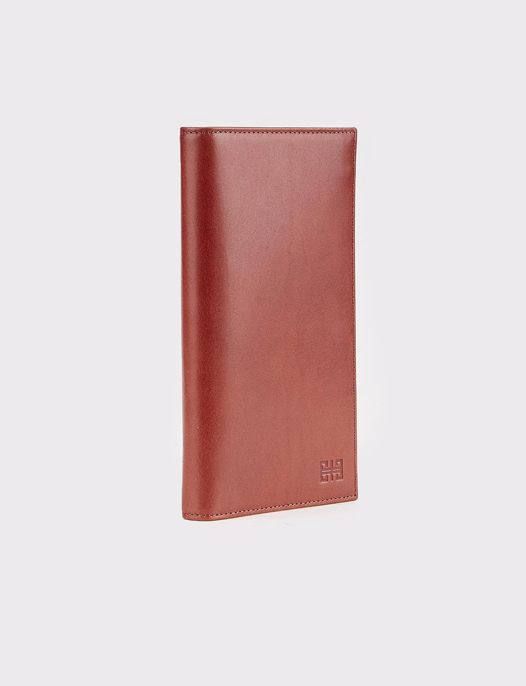 Hakiki Deri Kahverengi Bölmeli Kartlık