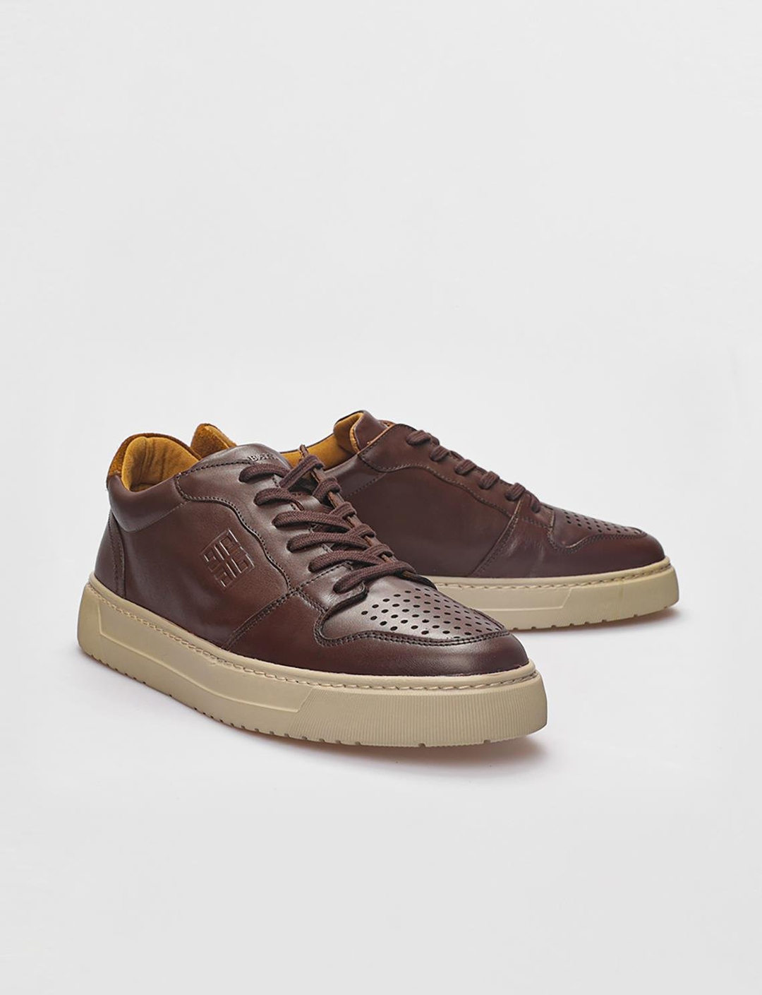 Hakiki Deri Kahverengi Erkek Ayakkabı