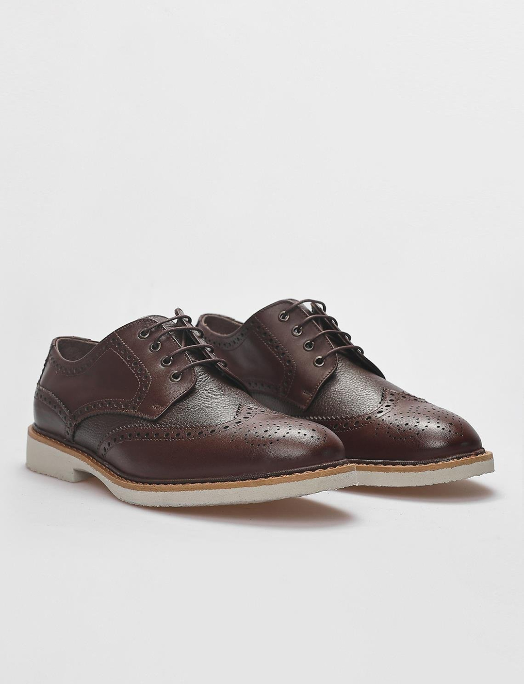 Hakiki Deri Kahverengi Erkek Ayakkabı