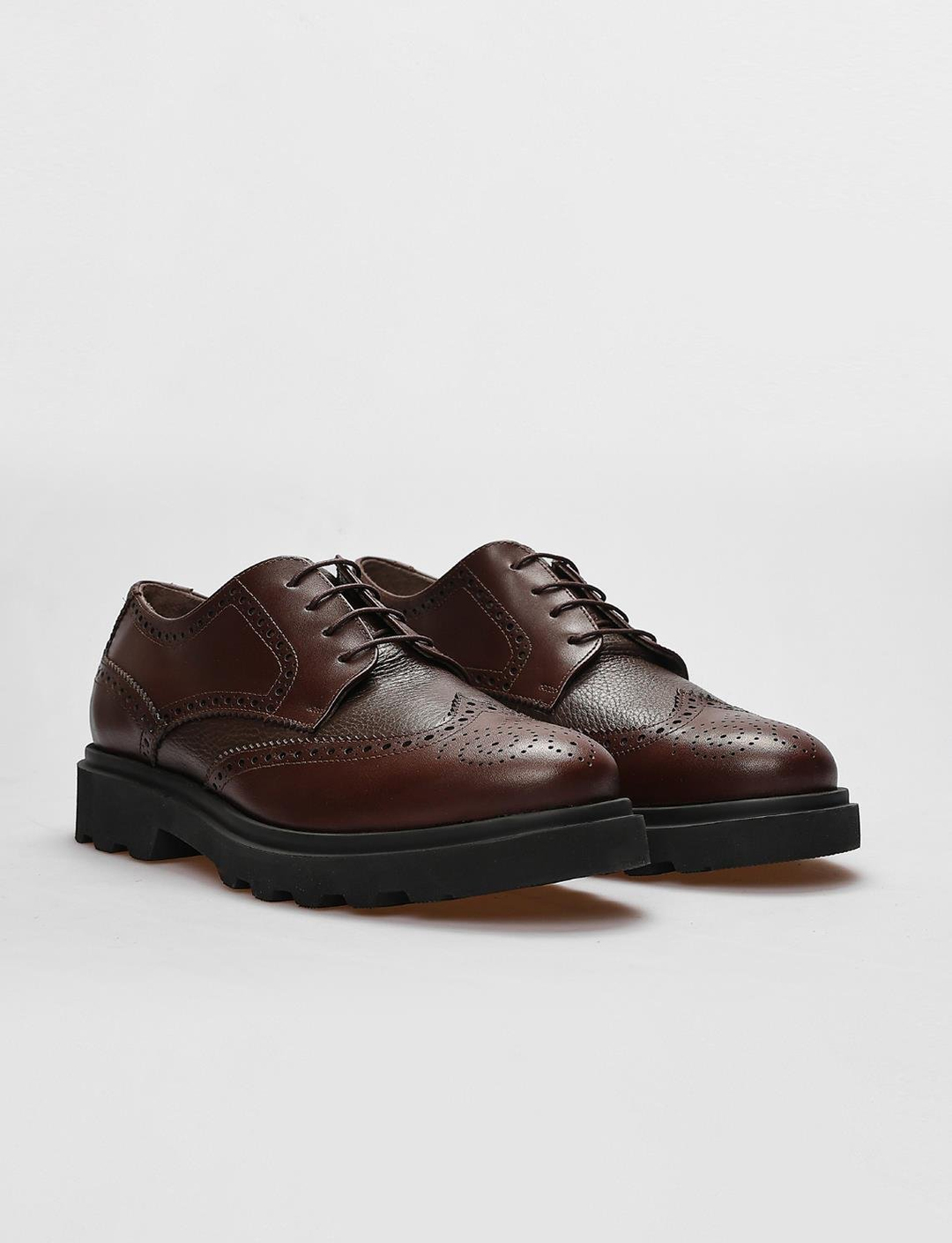 Hakiki Deri Kahverengi Erkek Ayakkabı
