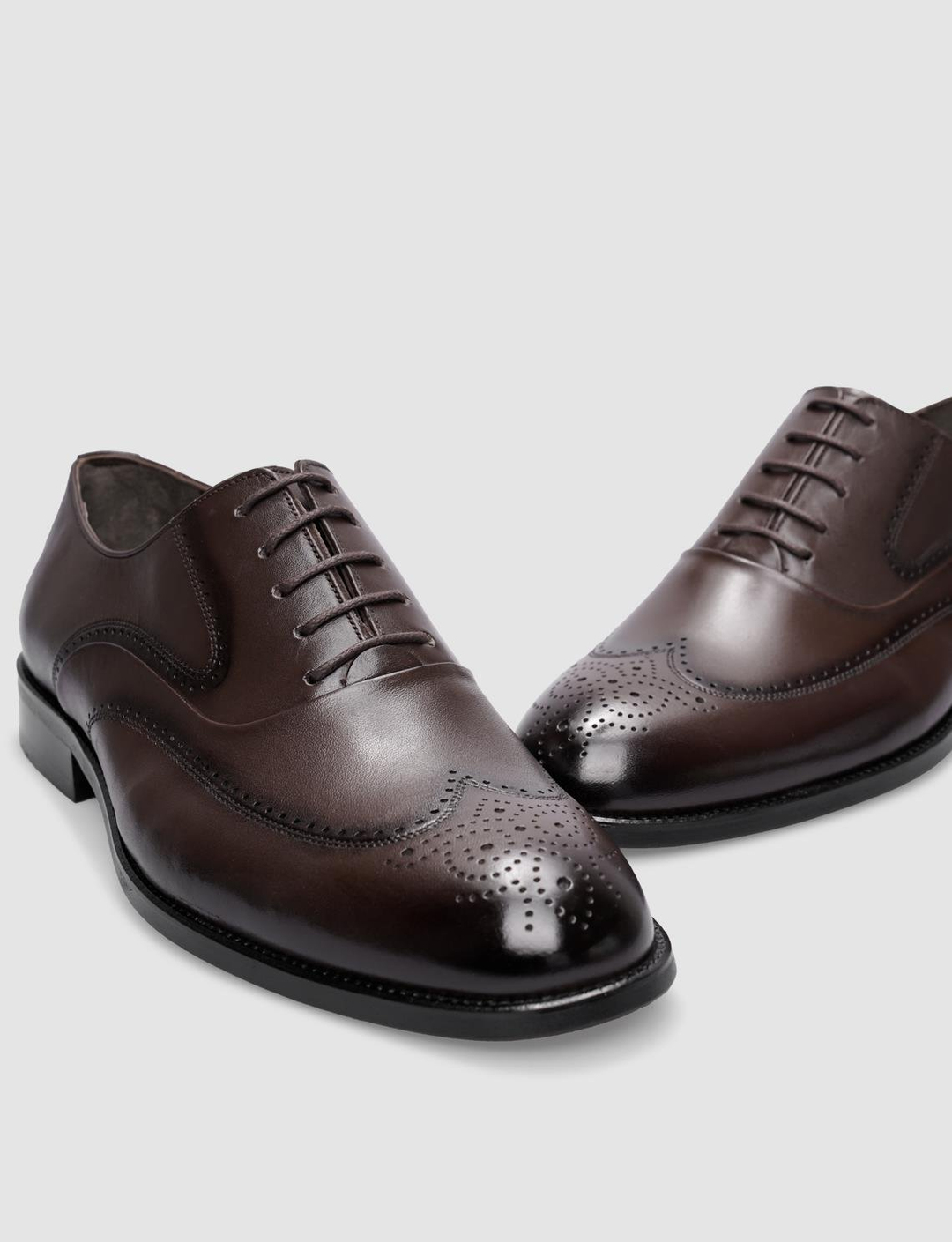 Hakiki Deri Kahverengi Erkek Ayakkabı