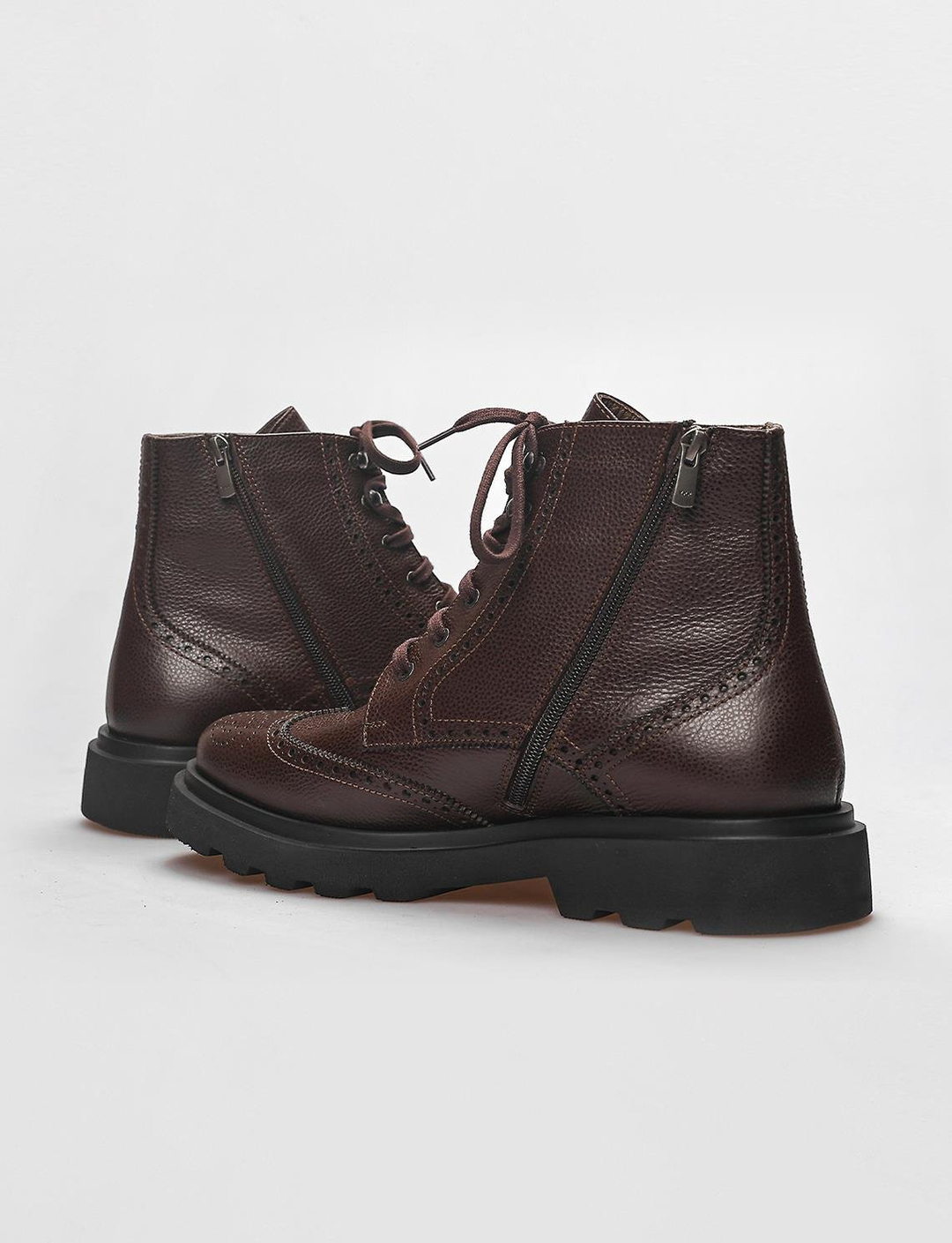 Hakiki Deri Kahverengi Erkek Ayakkabı