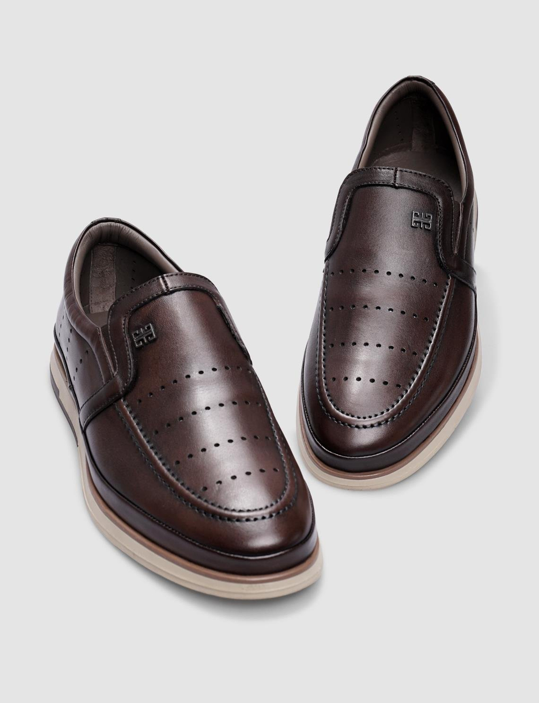 Hakiki Deri Kahverengi Erkek Ayakkabı