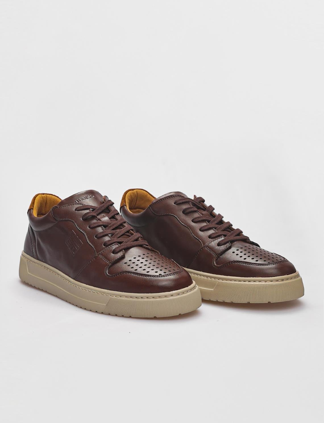 Hakiki Deri Kahverengi Erkek Ayakkabı