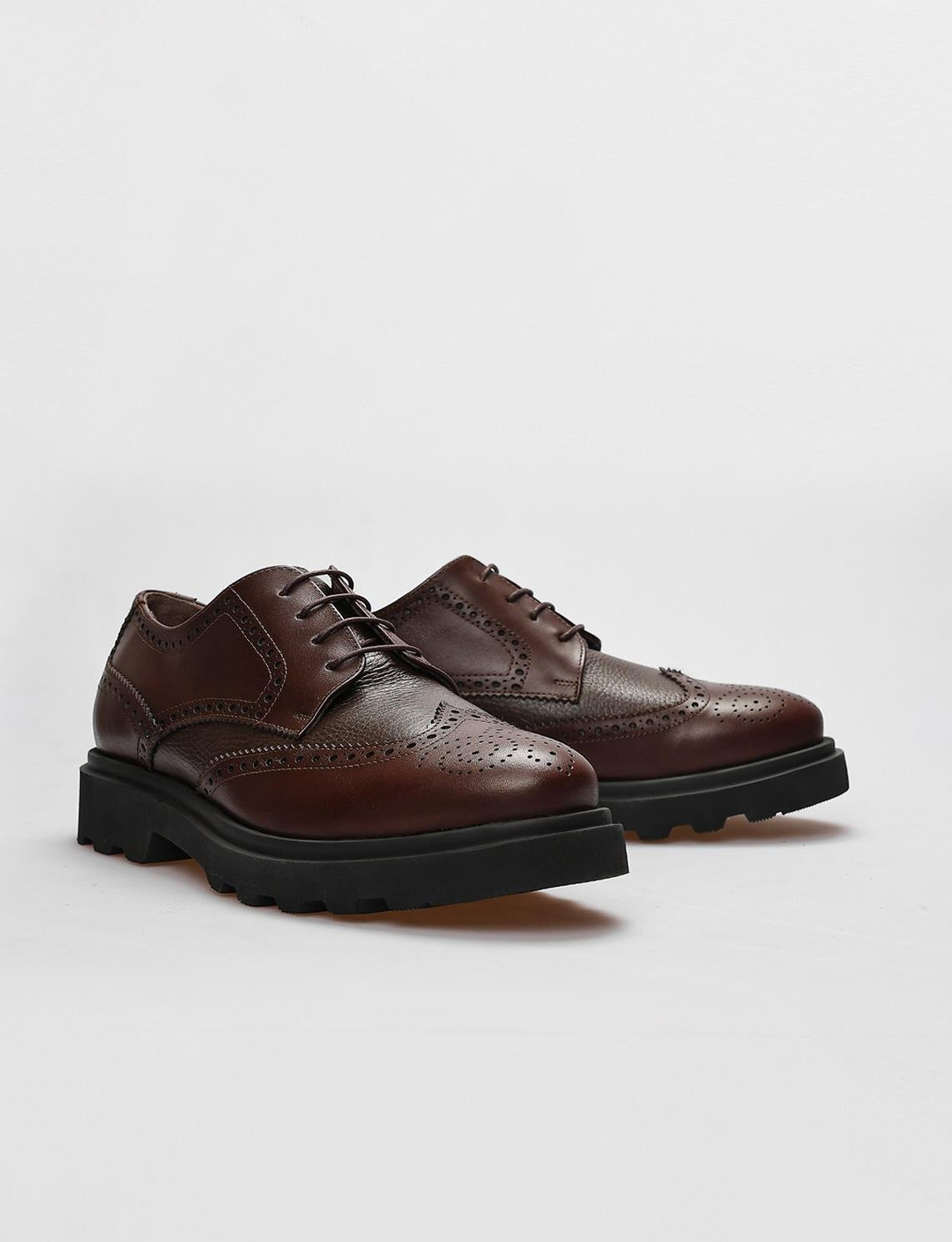 Hakiki Deri Kahverengi Erkek Ayakkabı