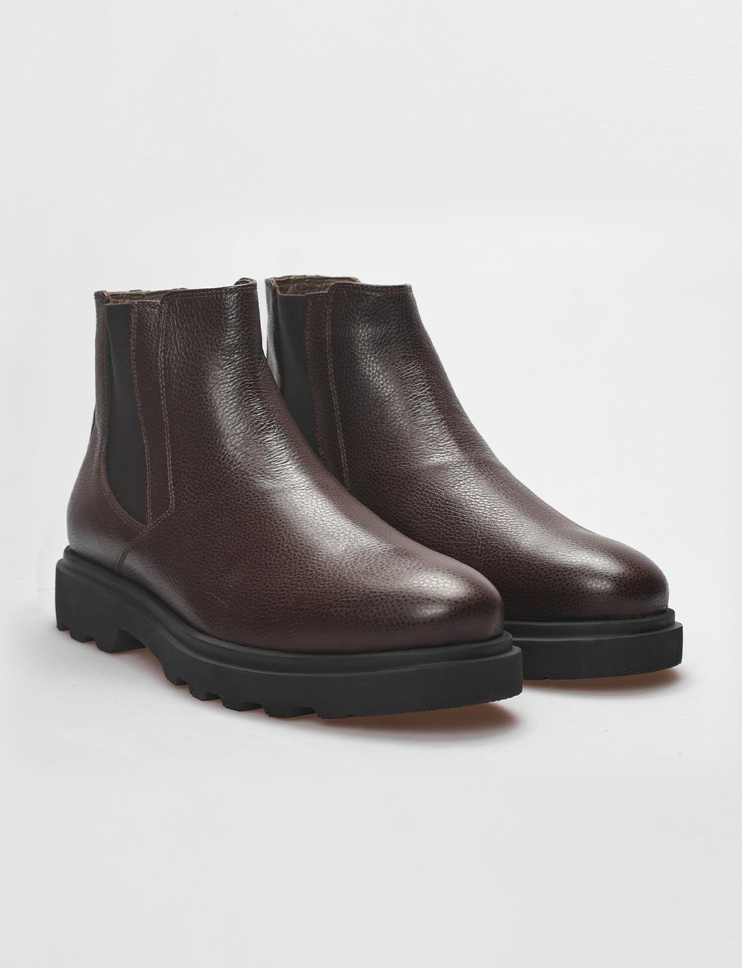 Hakiki Deri Kahverengi Erkek Bot