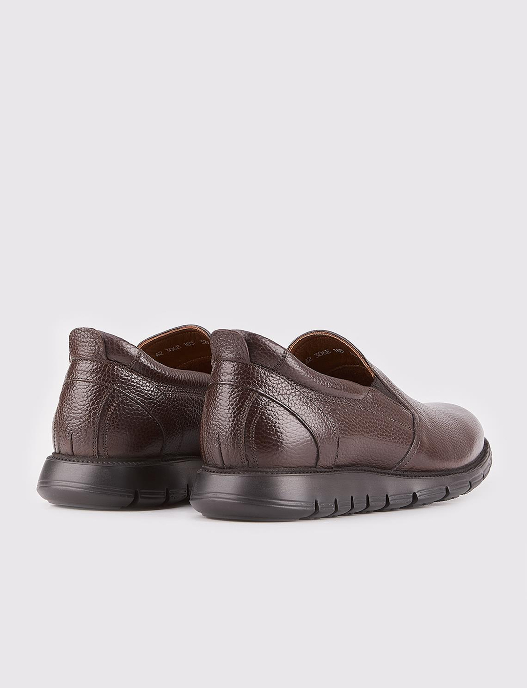 Hakiki Deri Kahverengi Erkek Günlük Ayakkabı