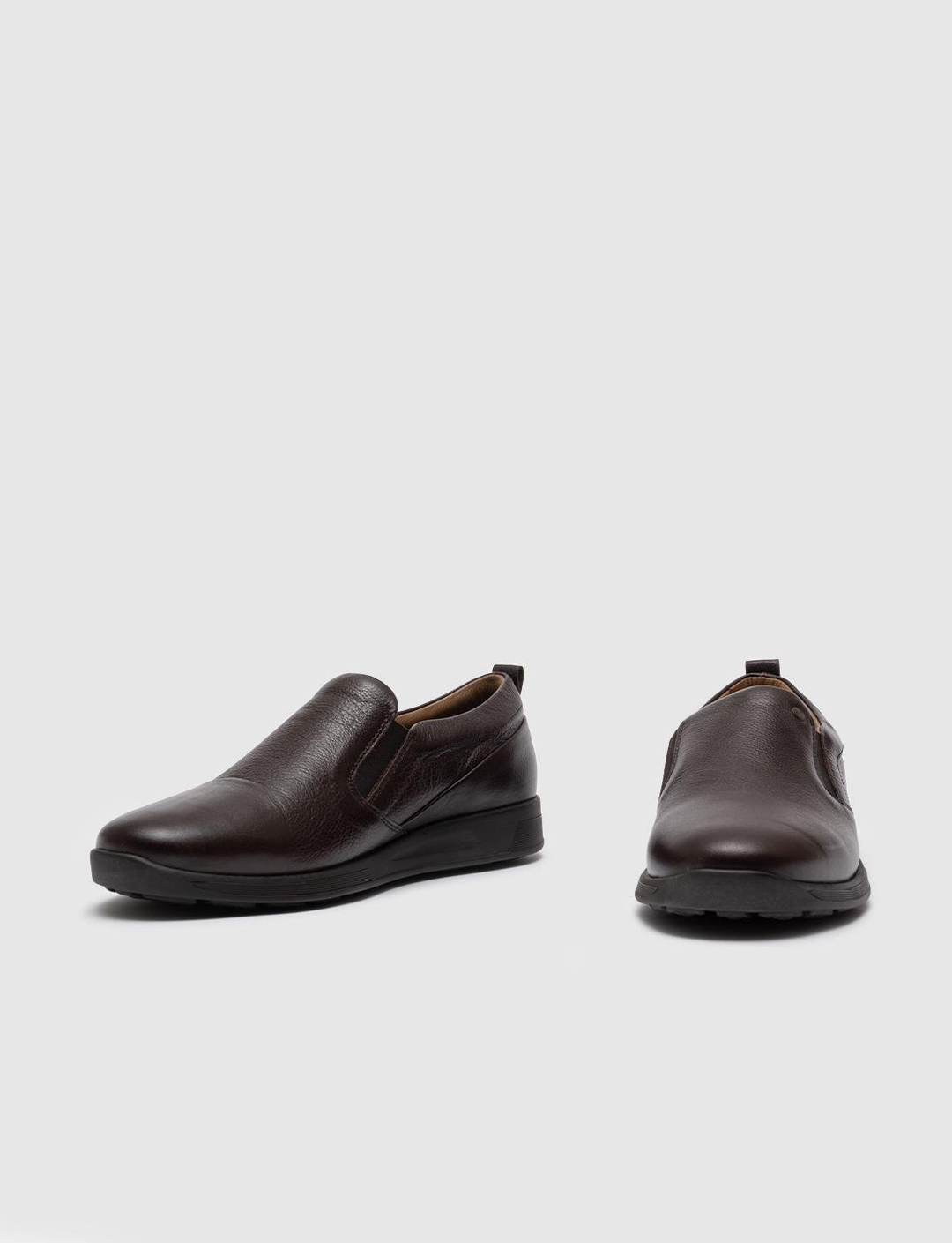 Hakiki Deri Kahverengi Erkek Günlük Ayakkabı