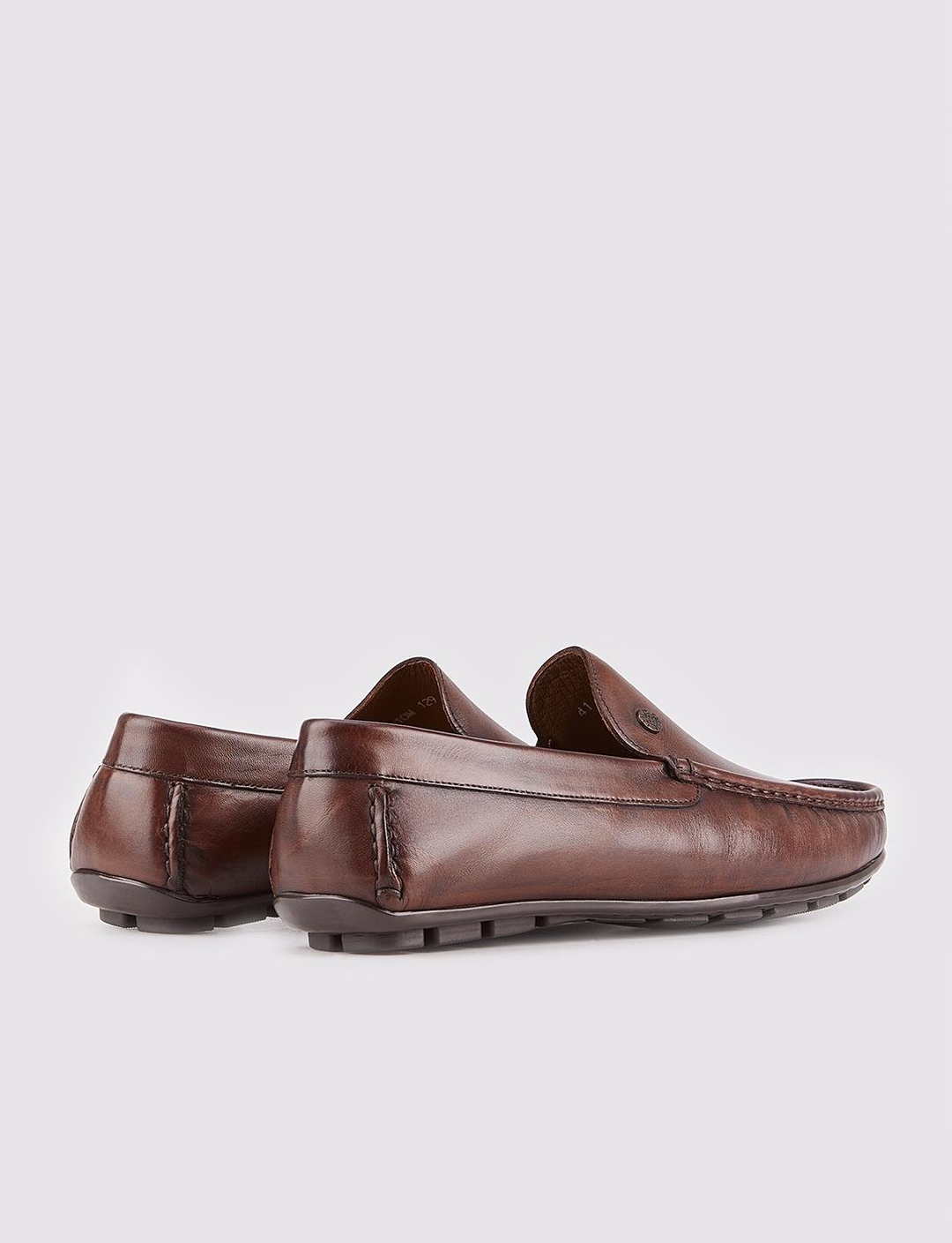 Hakiki Deri Kahverengi Erkek Loafer