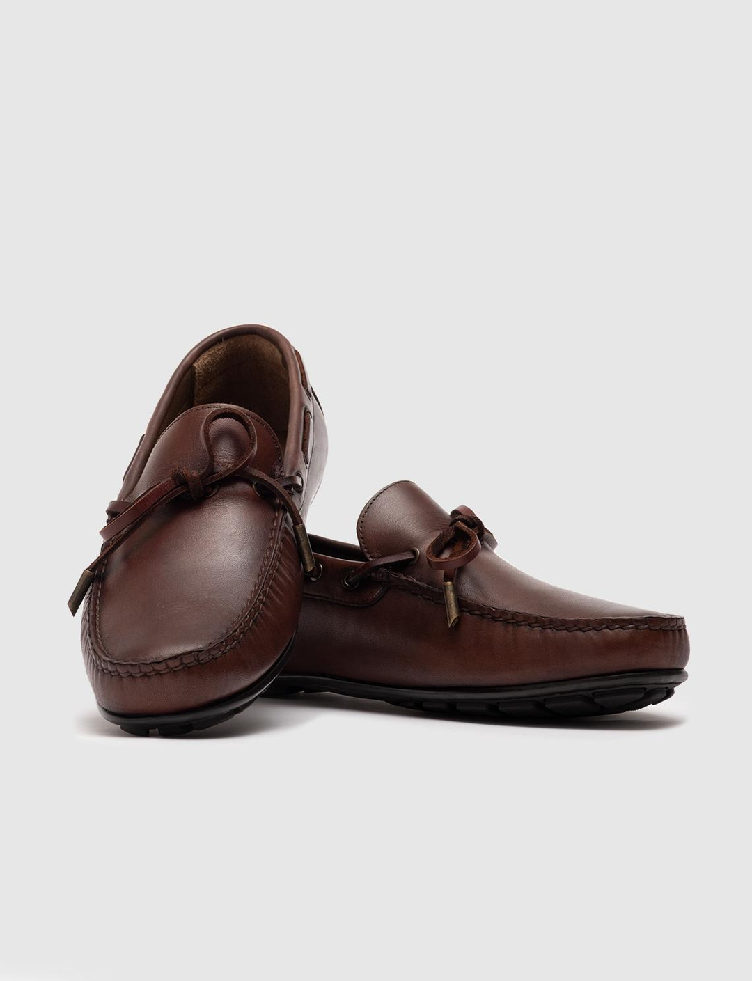 Men Brown Genuine Leather Loafers